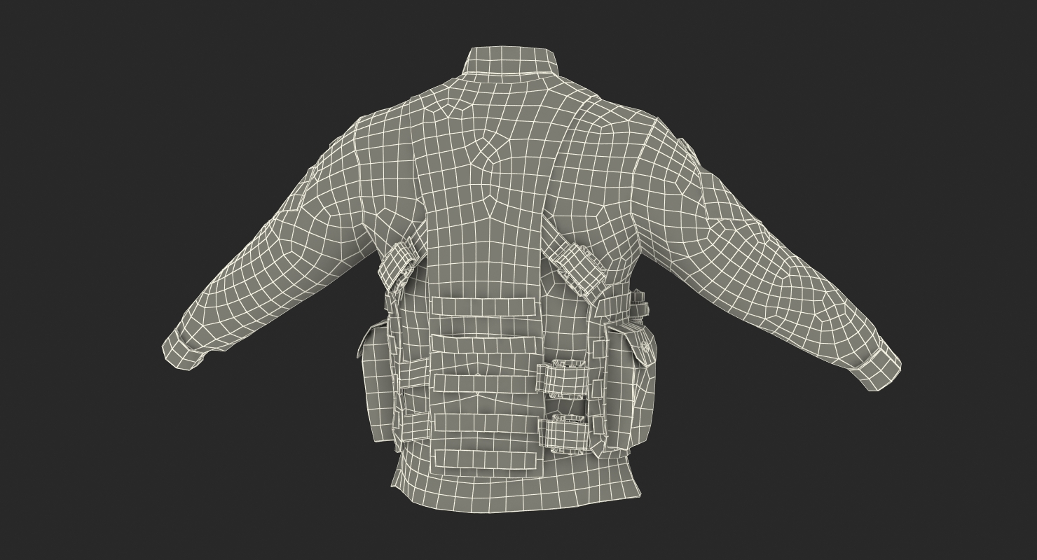 3D model Military Jacket