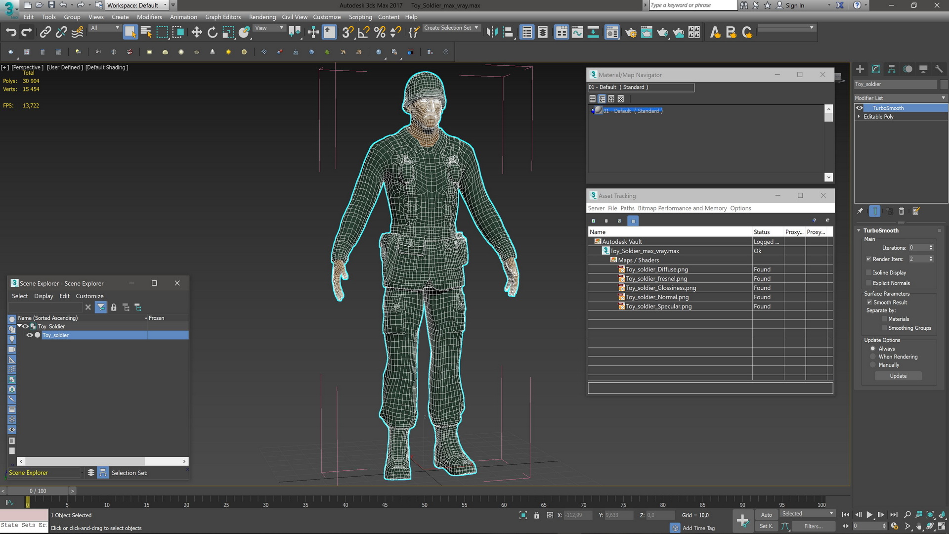 3D Toy soldier