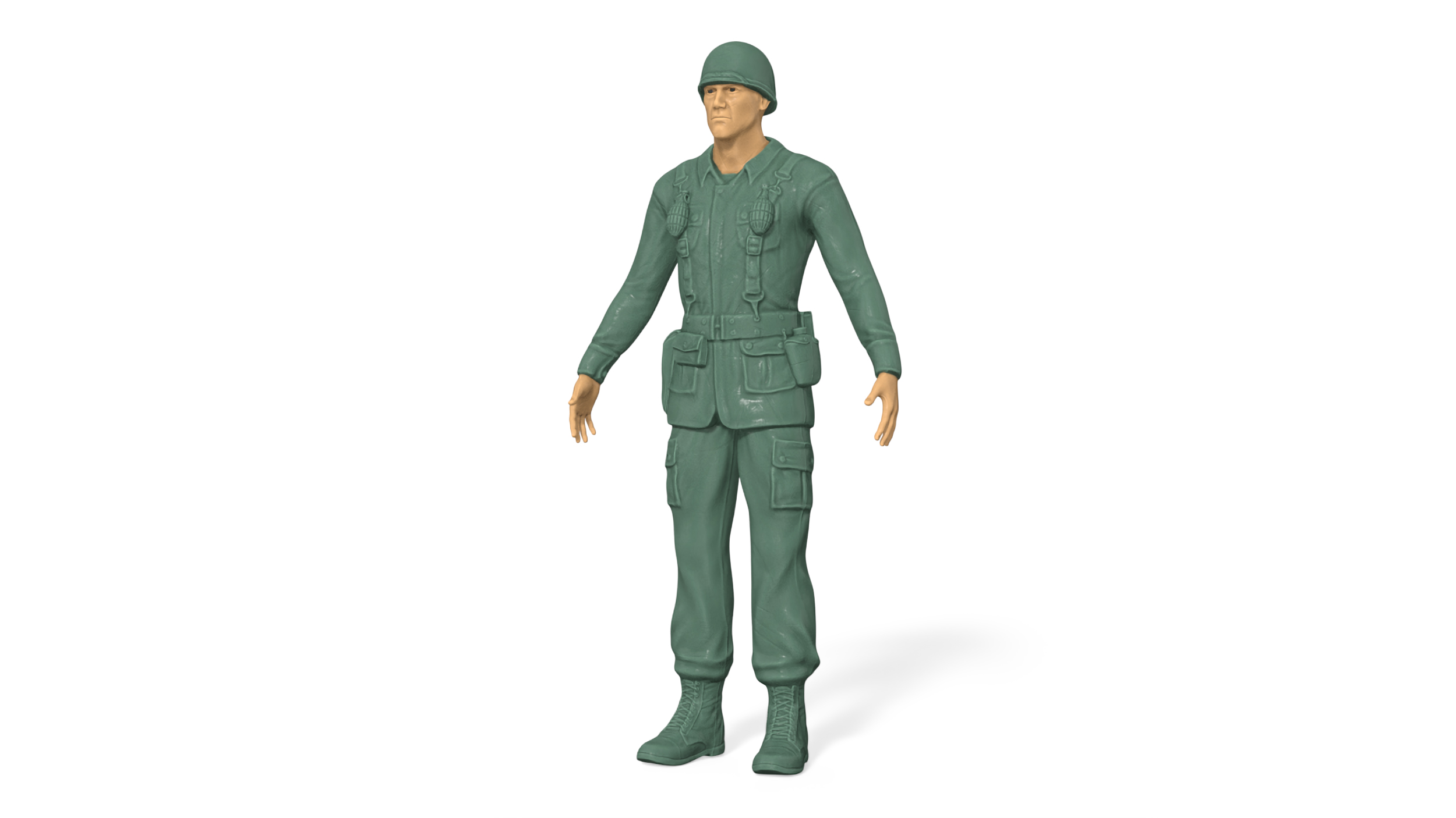 3D Toy soldier