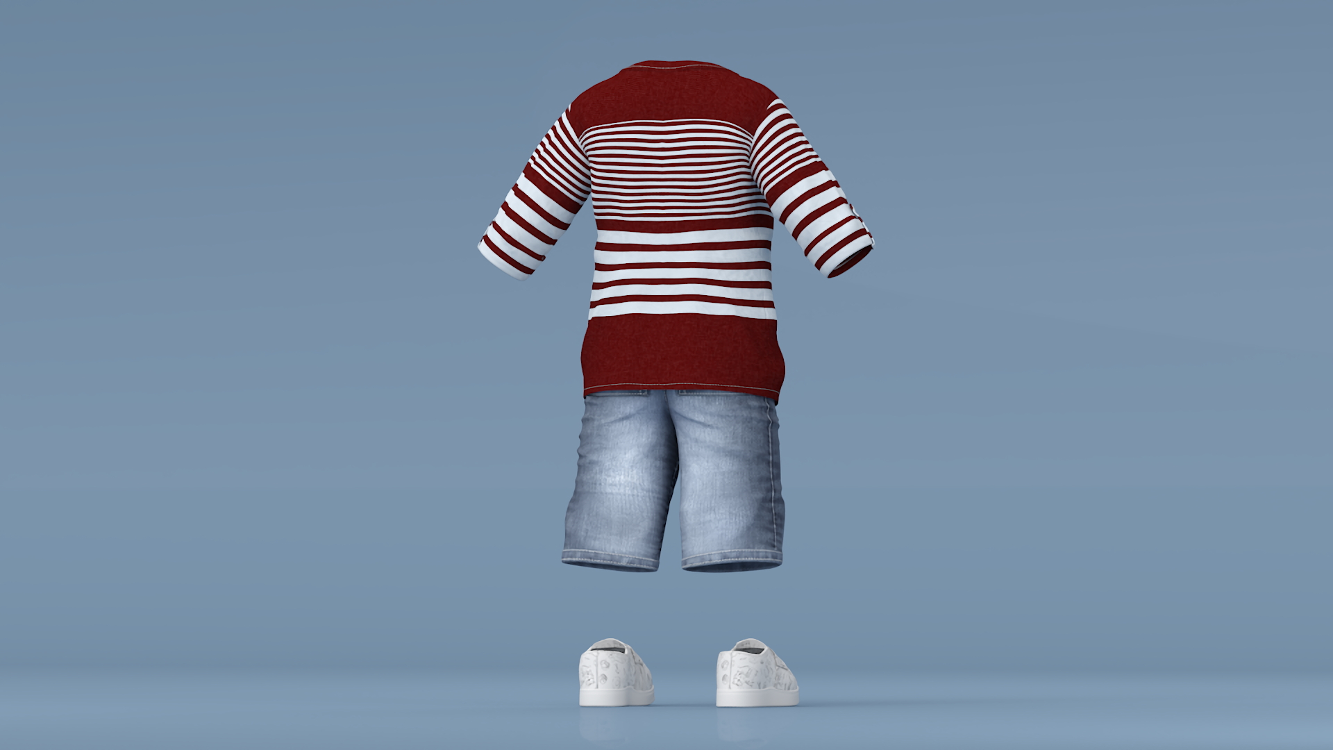 Casual Summer Outfit for Toddler 3D