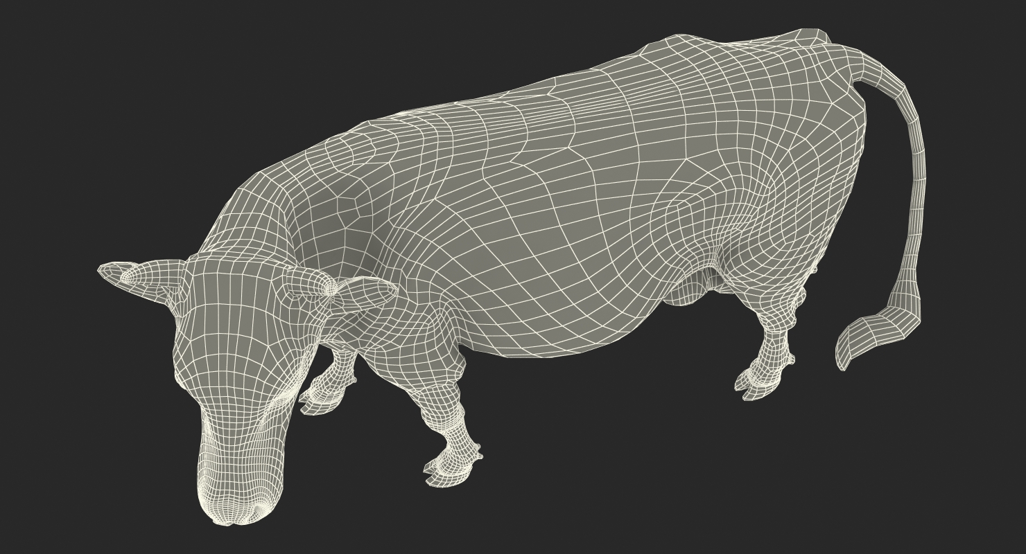Holstein Cow 3D