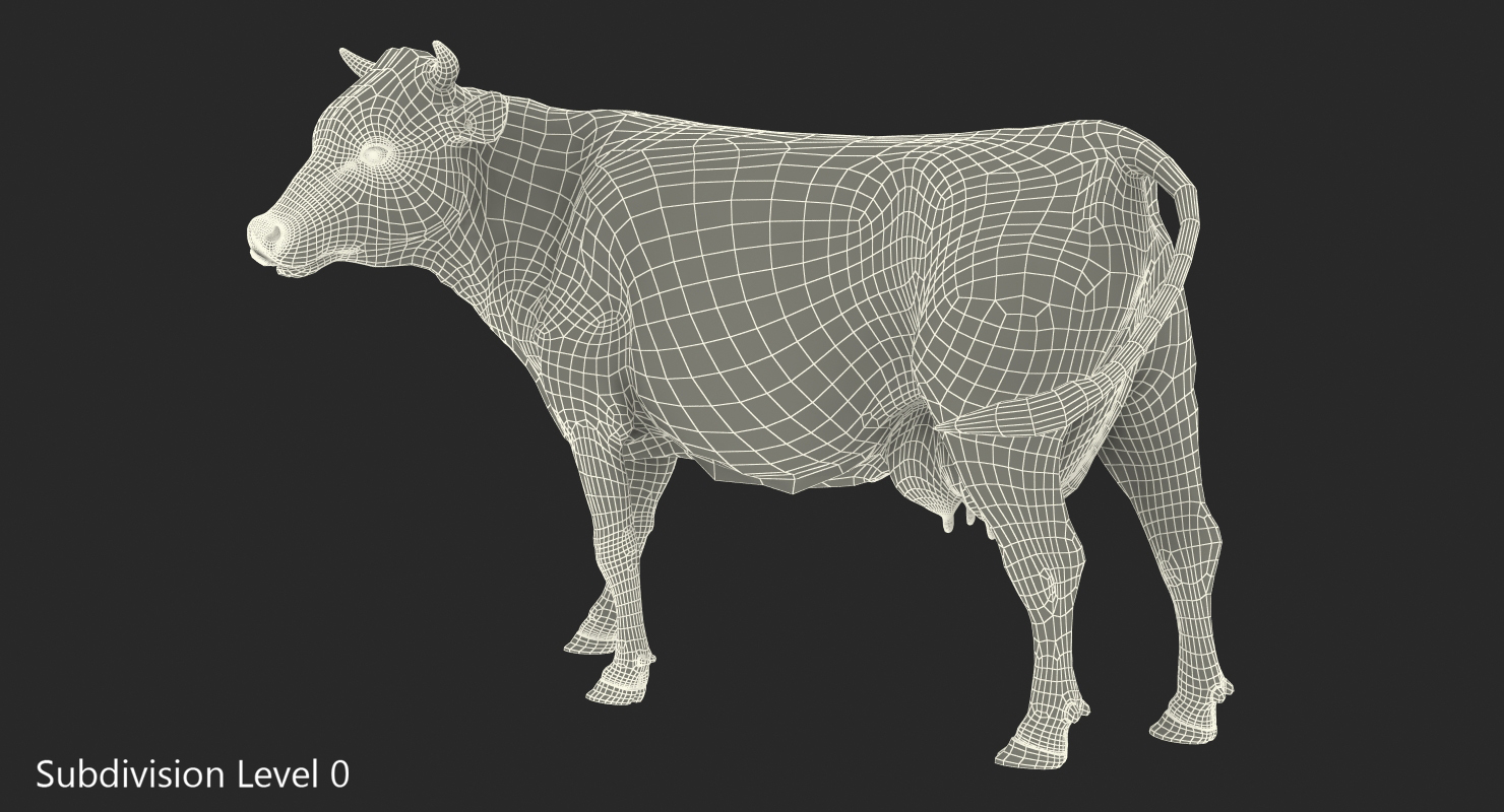 Holstein Cow 3D