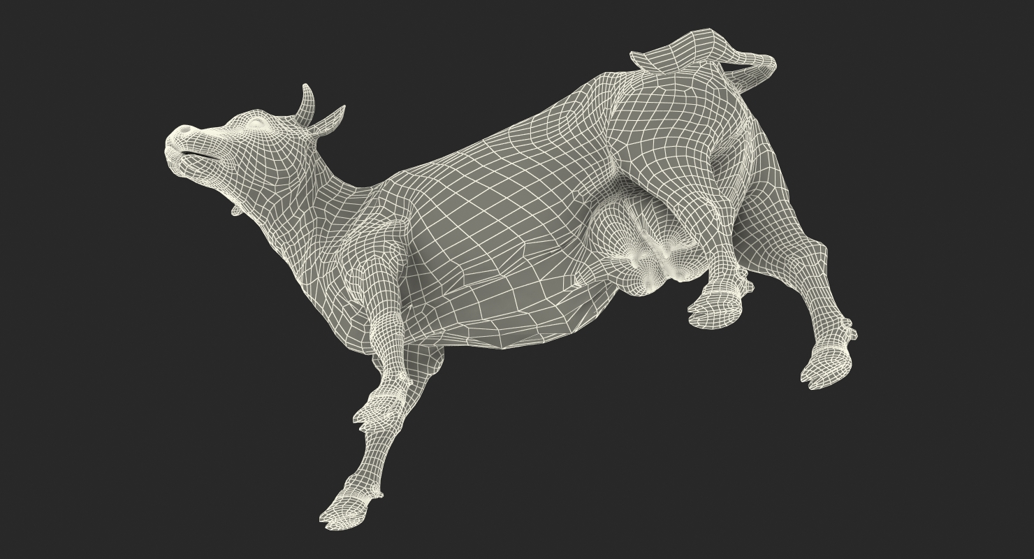 Holstein Cow 3D