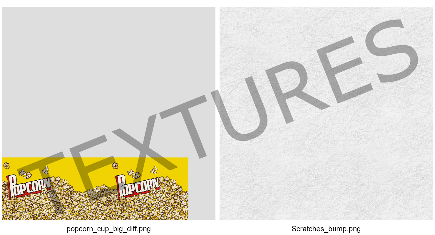 Empty Big Popcorn Bucket 3D model