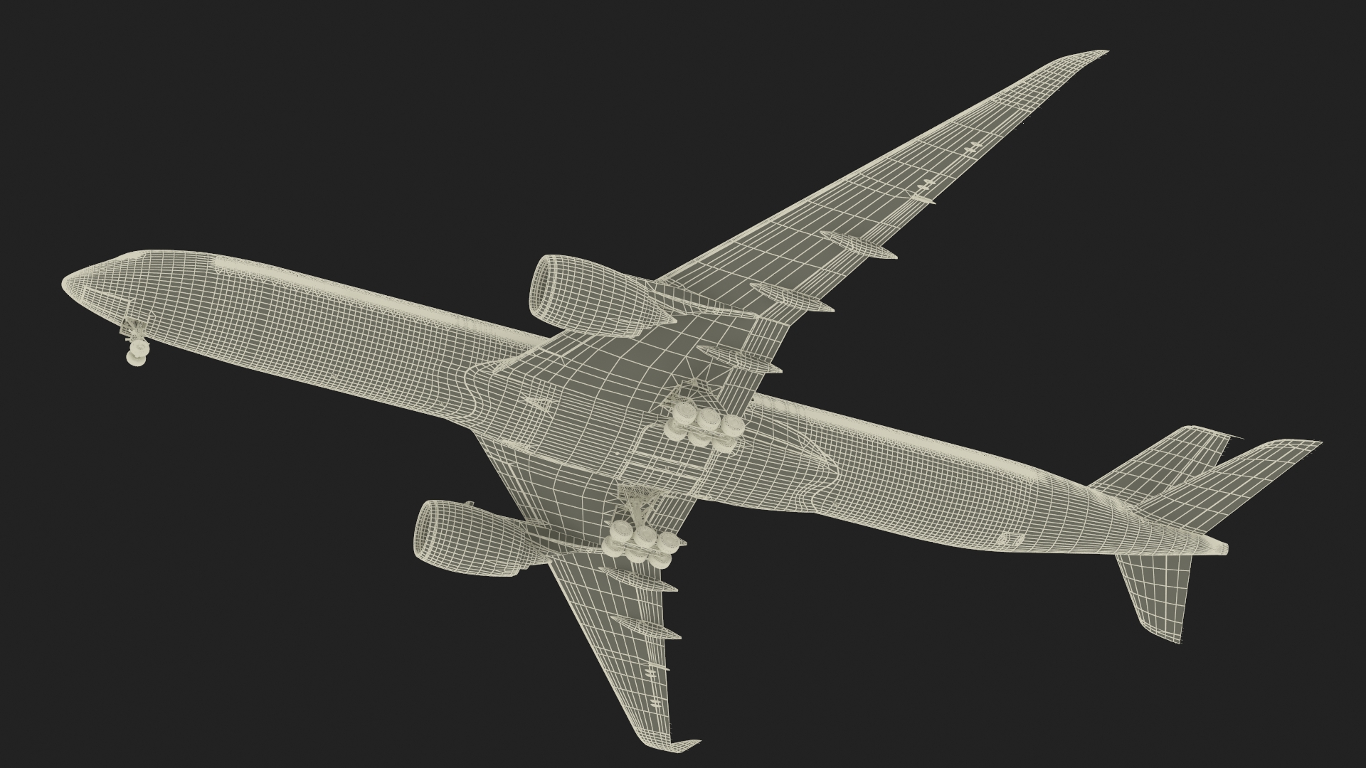 3D Control Tower and Airplane