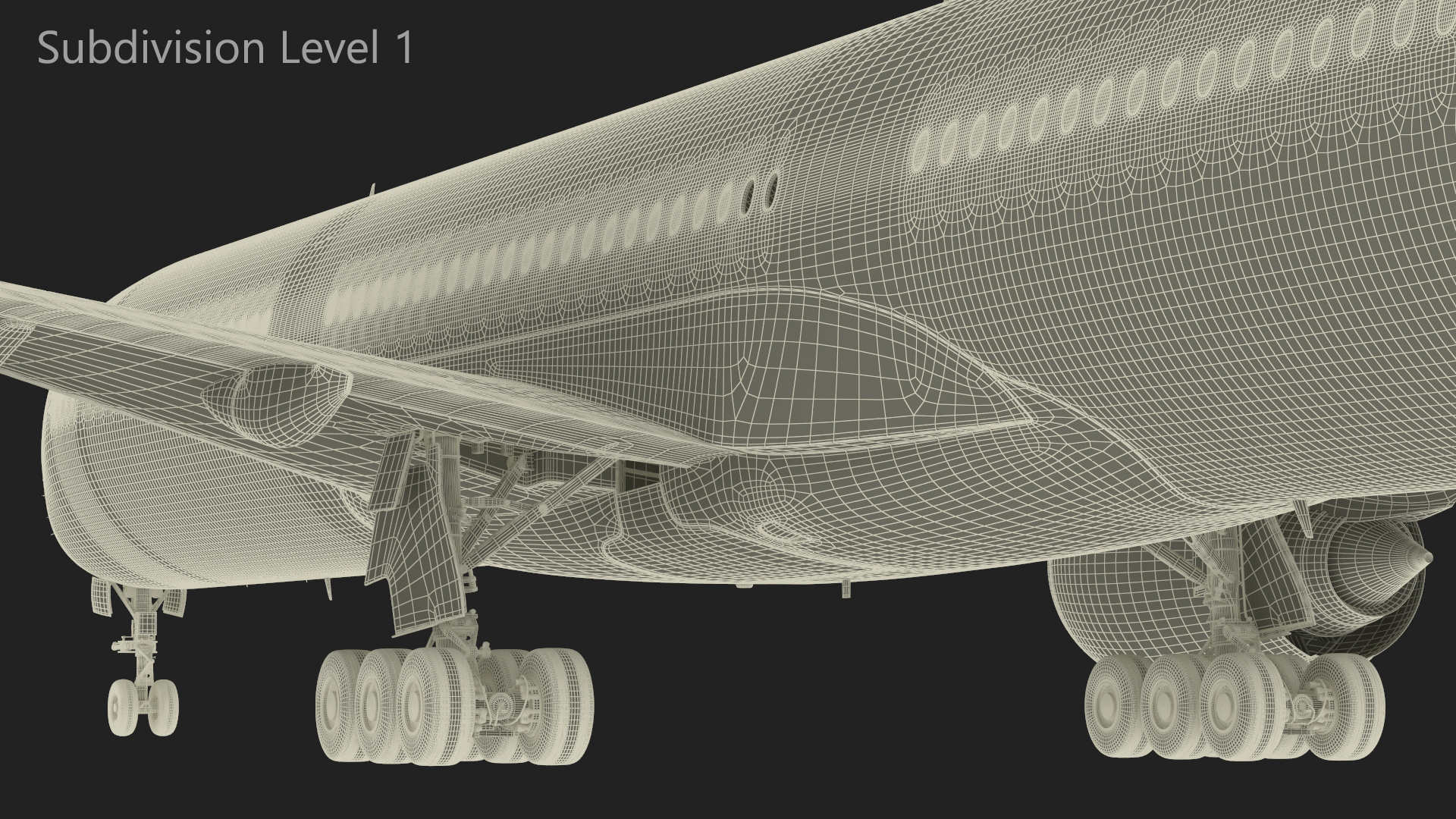 3D Control Tower and Airplane