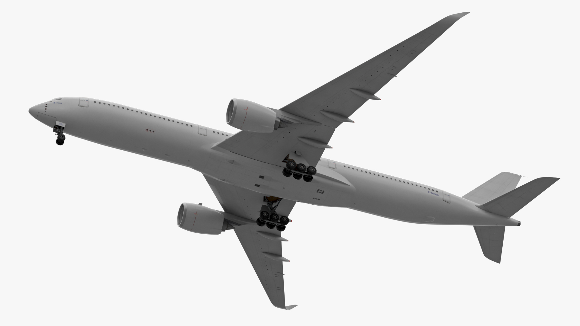 3D Control Tower and Airplane