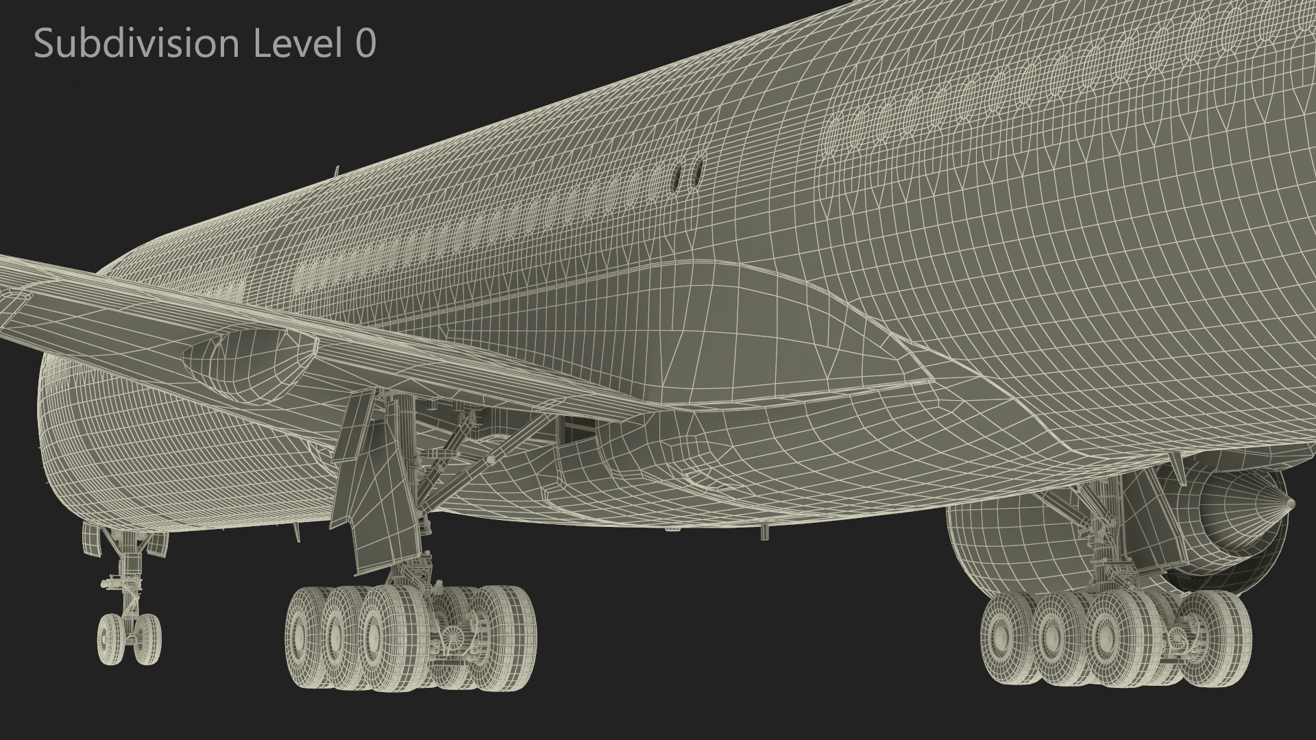 3D Control Tower and Airplane