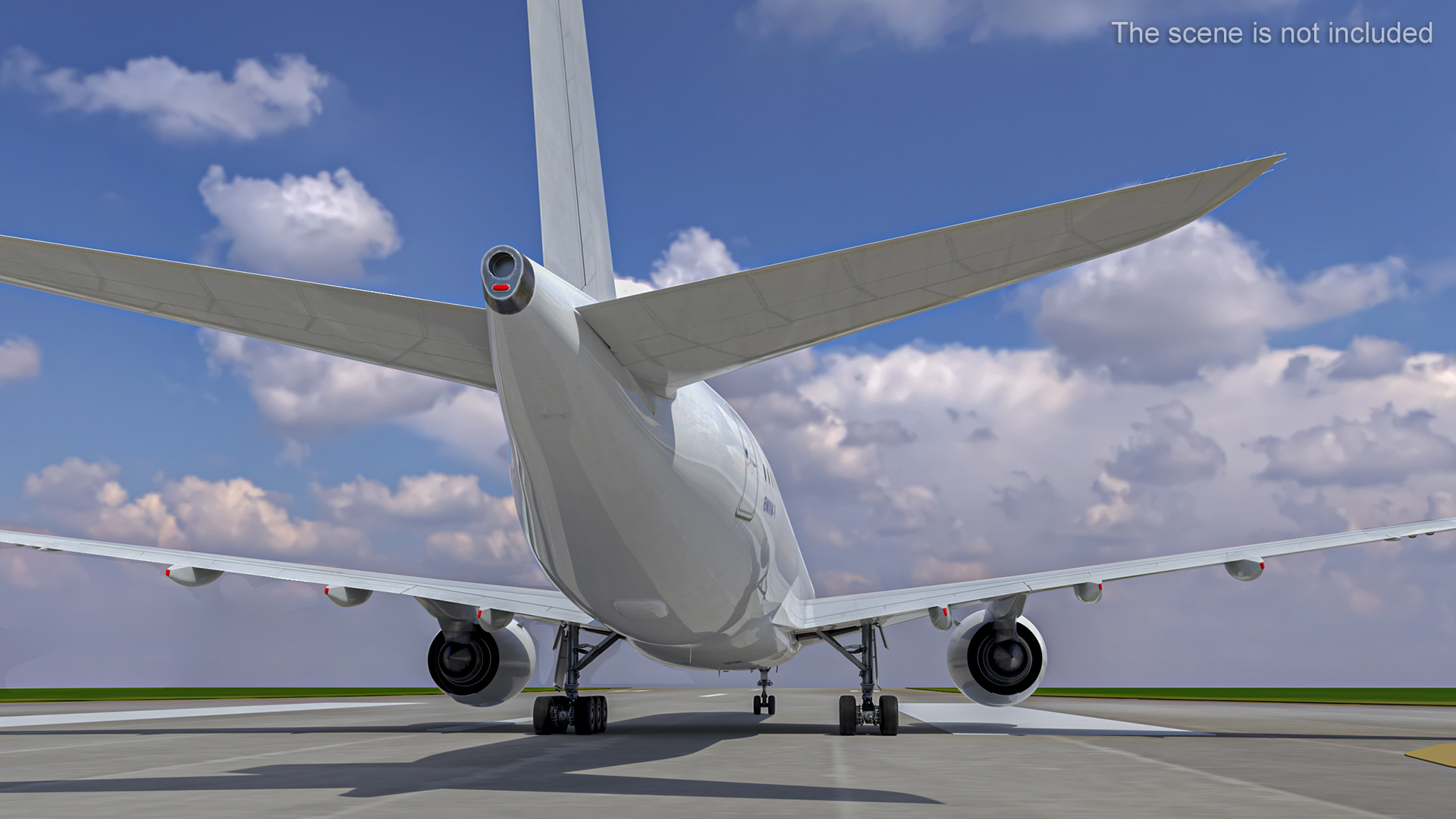 3D Control Tower and Airplane