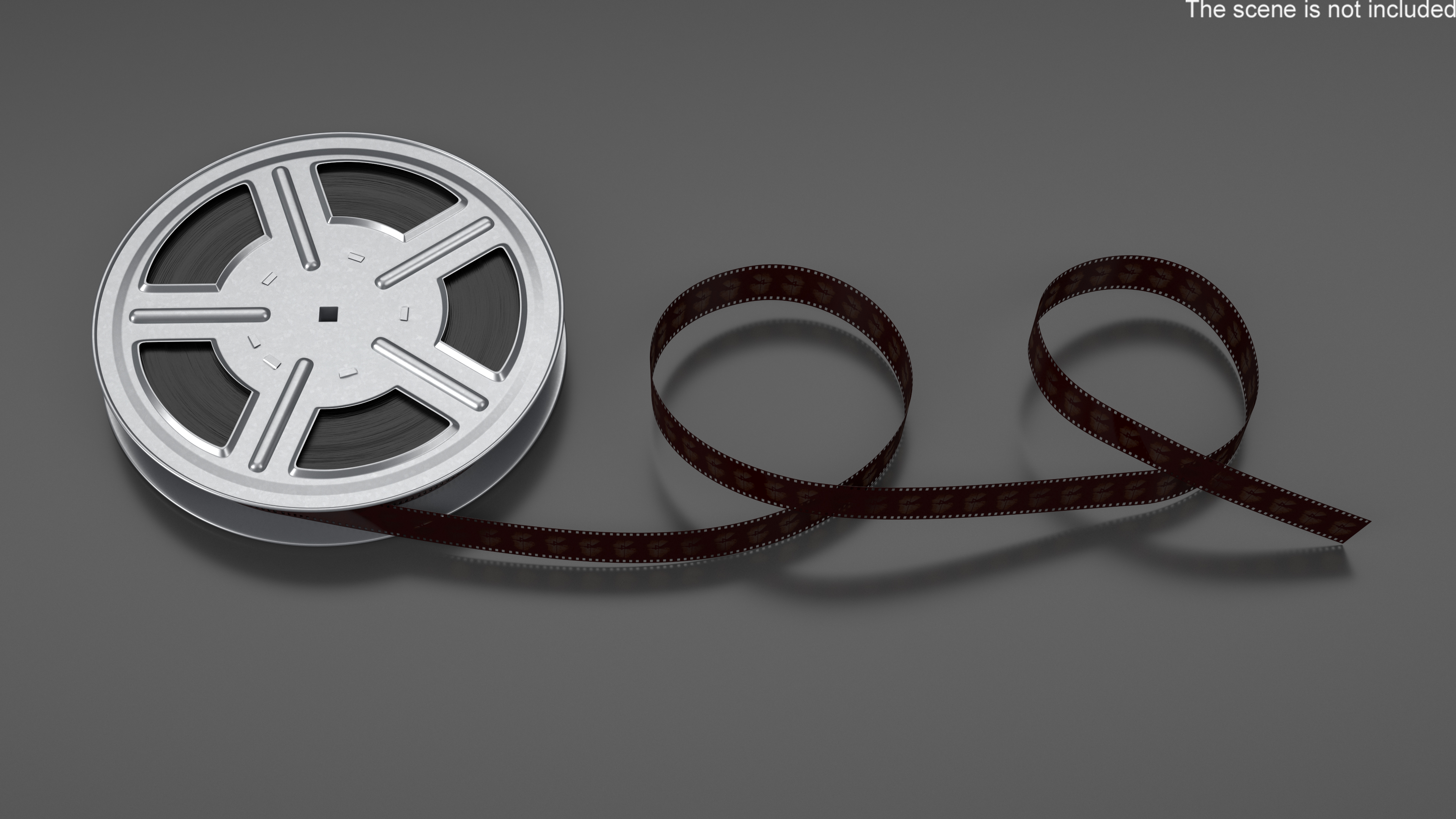 3D model Video Film Reel 35mm