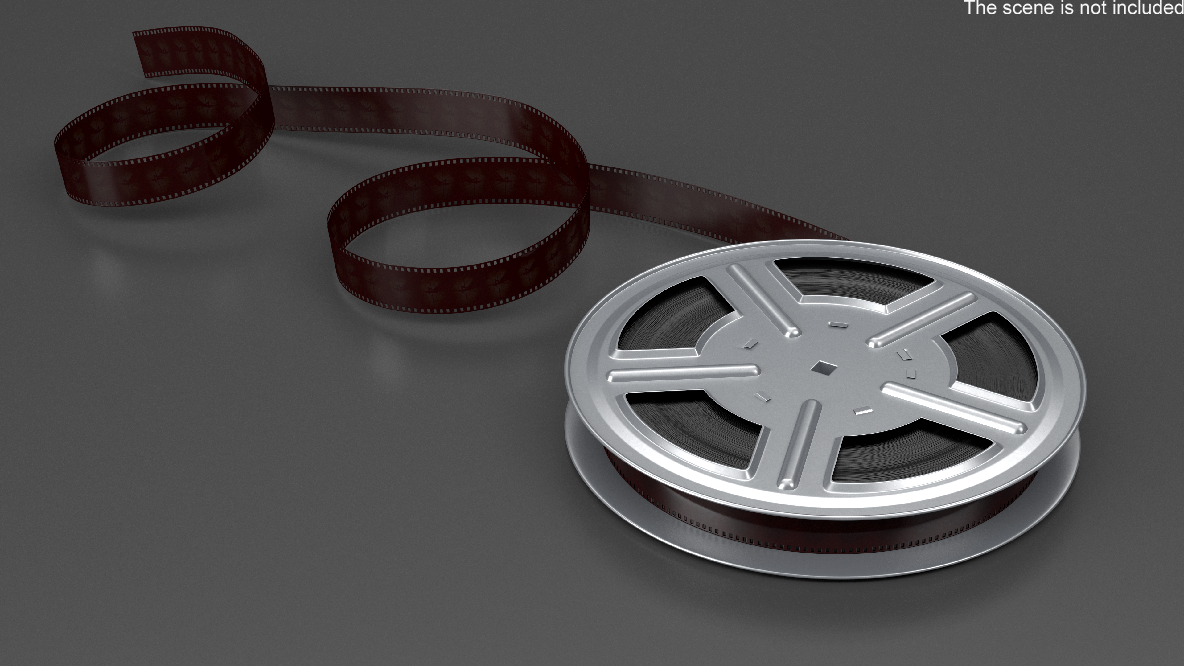 3D model Video Film Reel 35mm