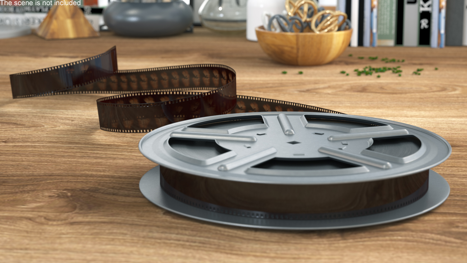 3D model Video Film Reel 35mm