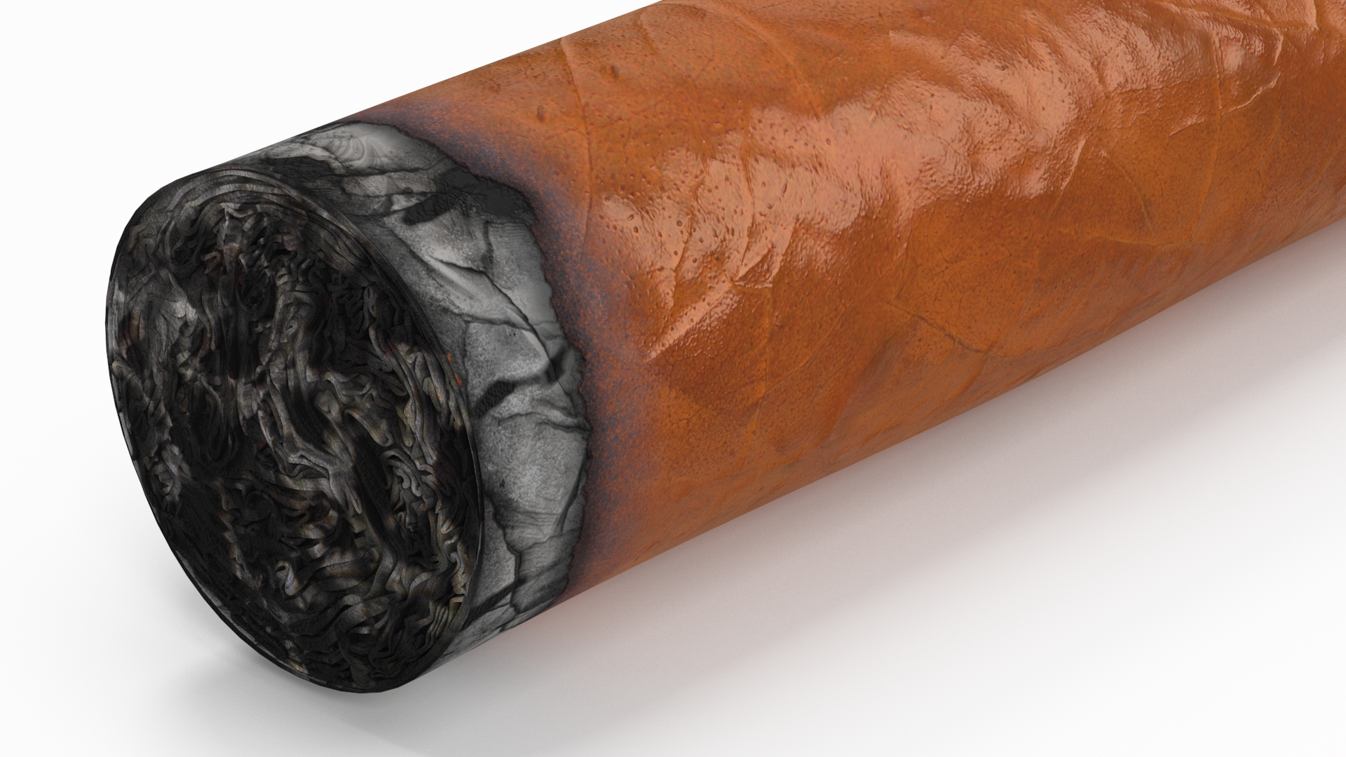 Cigar Thick Lighted 3D model