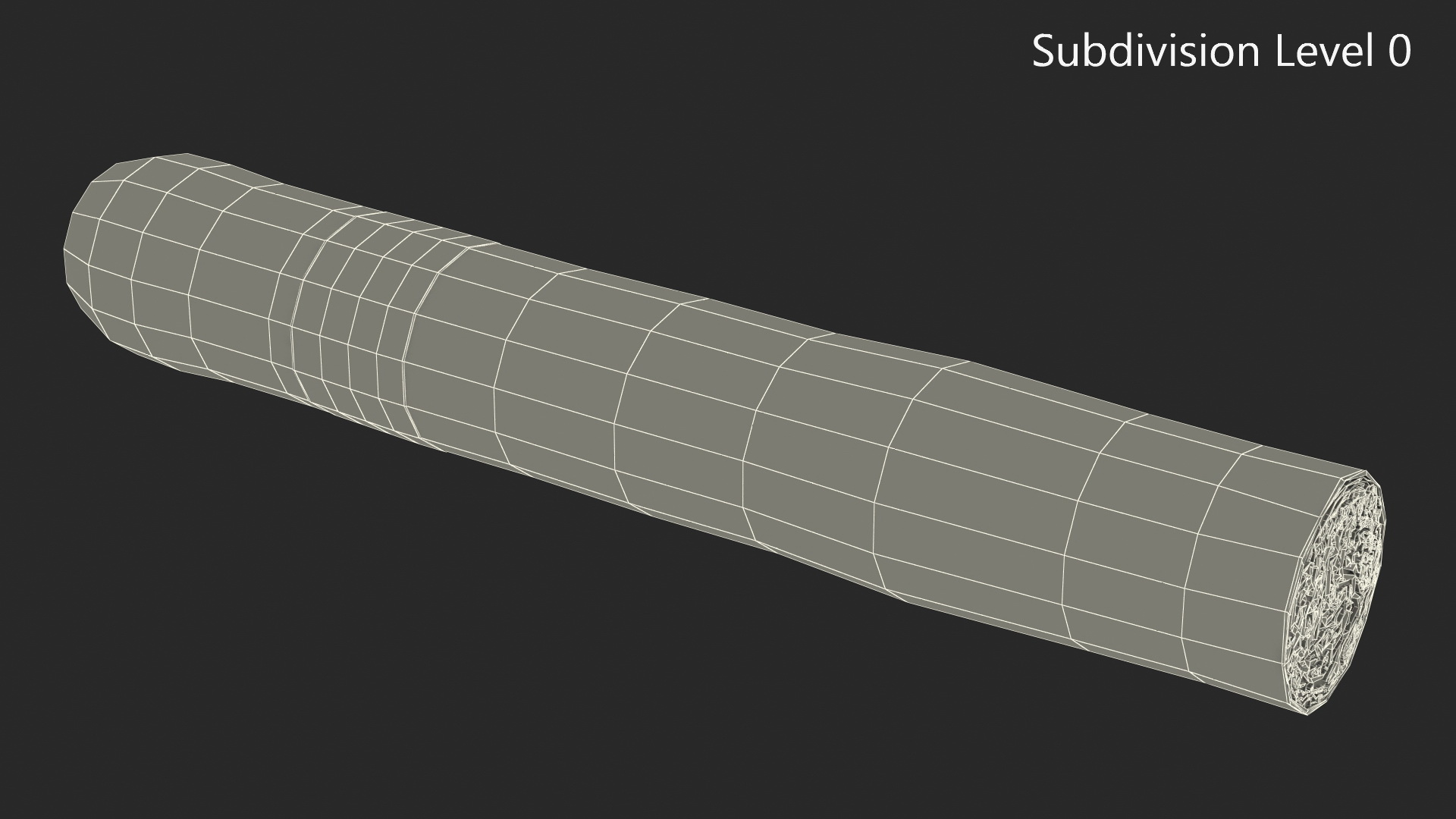 Cigar Thick Lighted 3D model