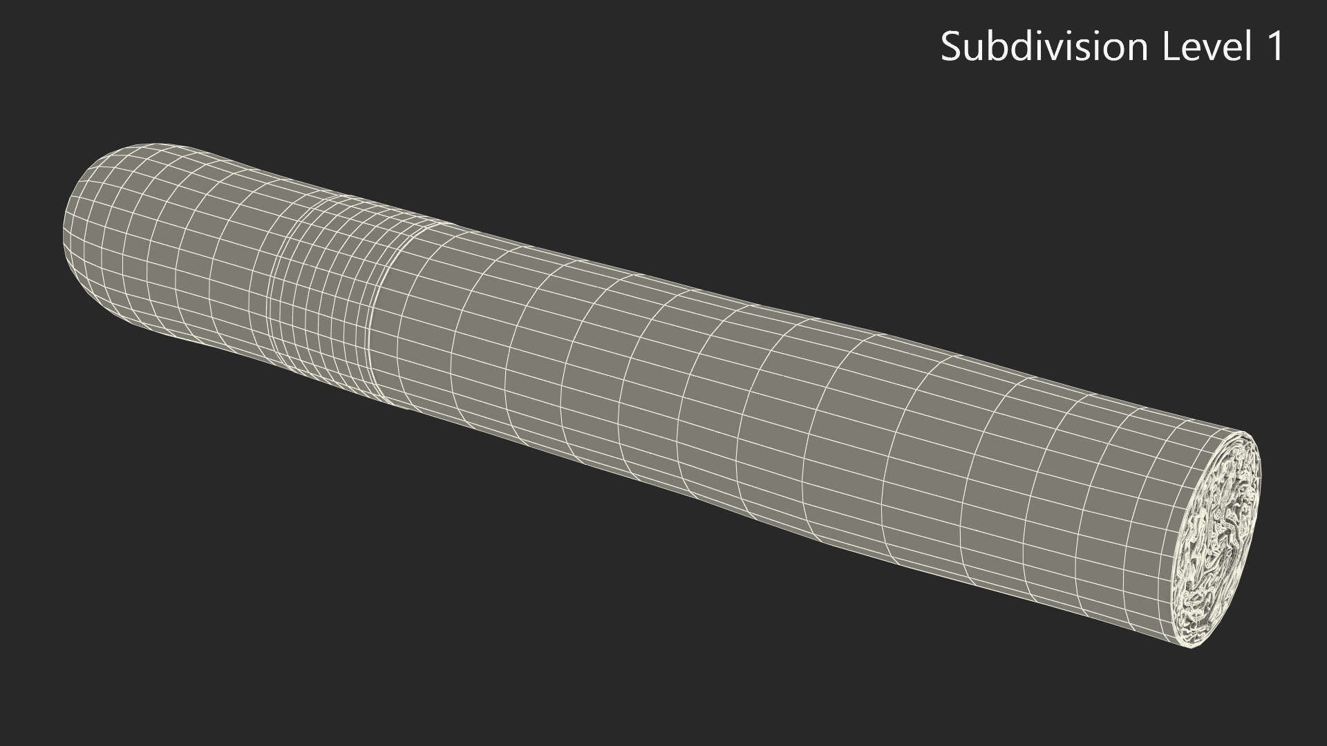 Cigar Thick Lighted 3D model