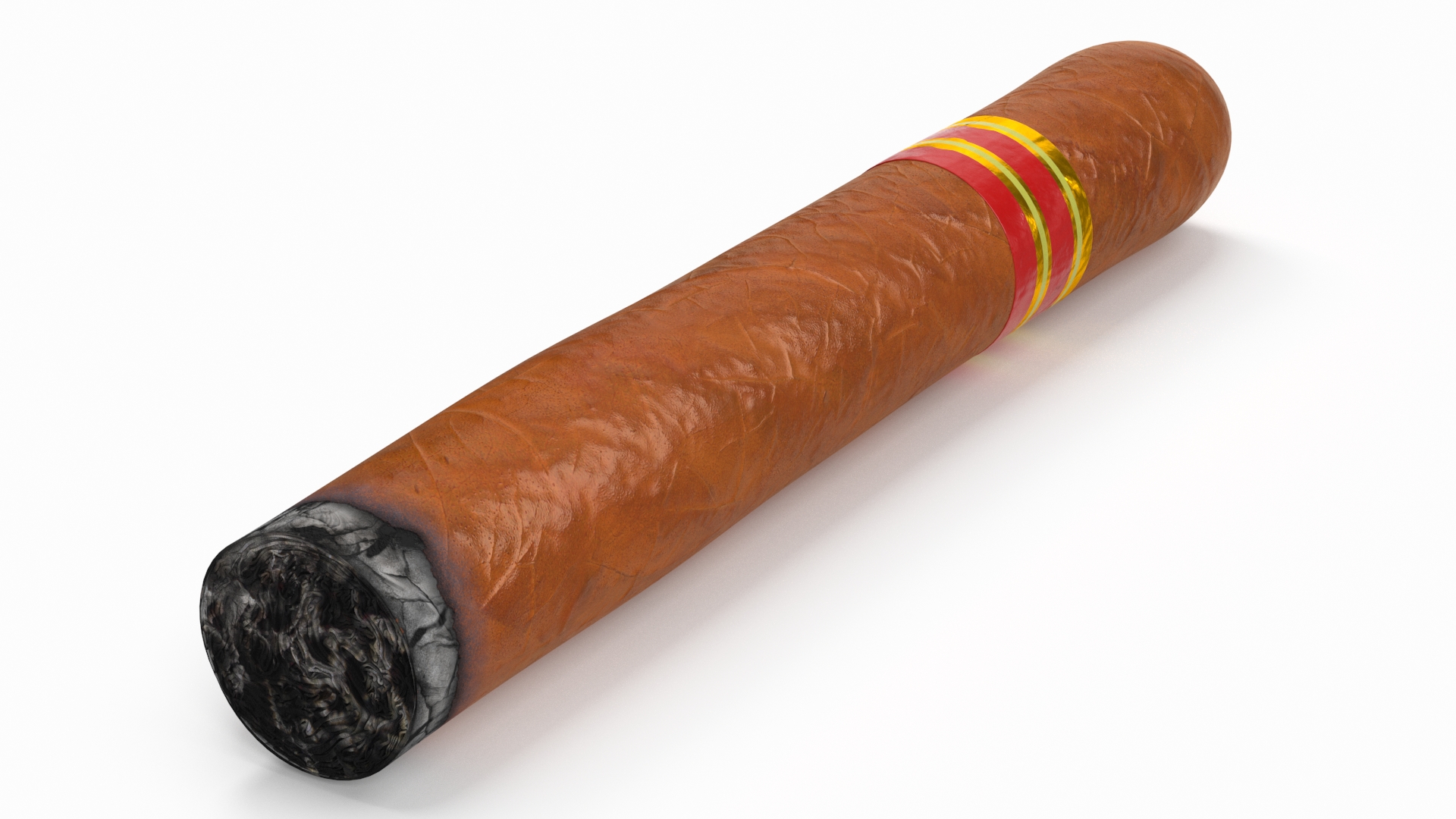 Cigar Thick Lighted 3D model