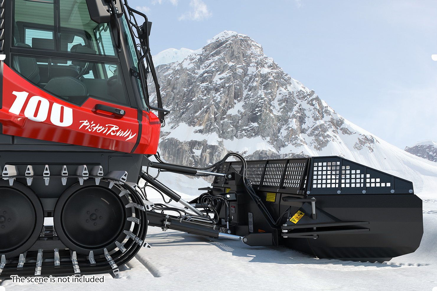 3D model Snowplow Rigged