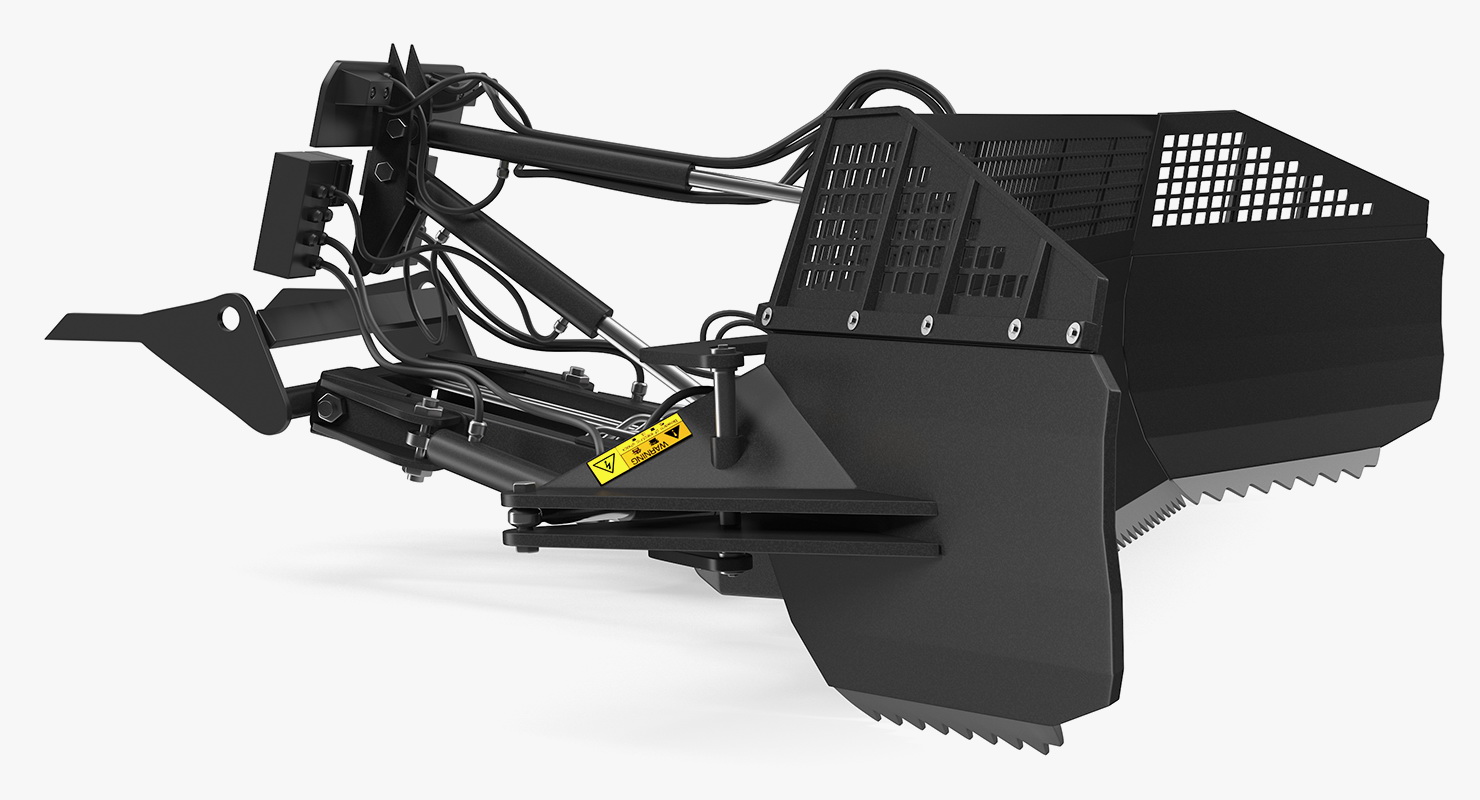 3D model Snowplow Rigged