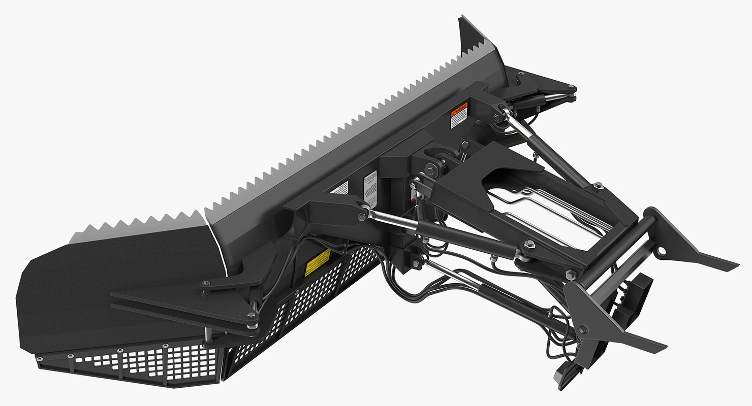 3D model Snowplow Rigged
