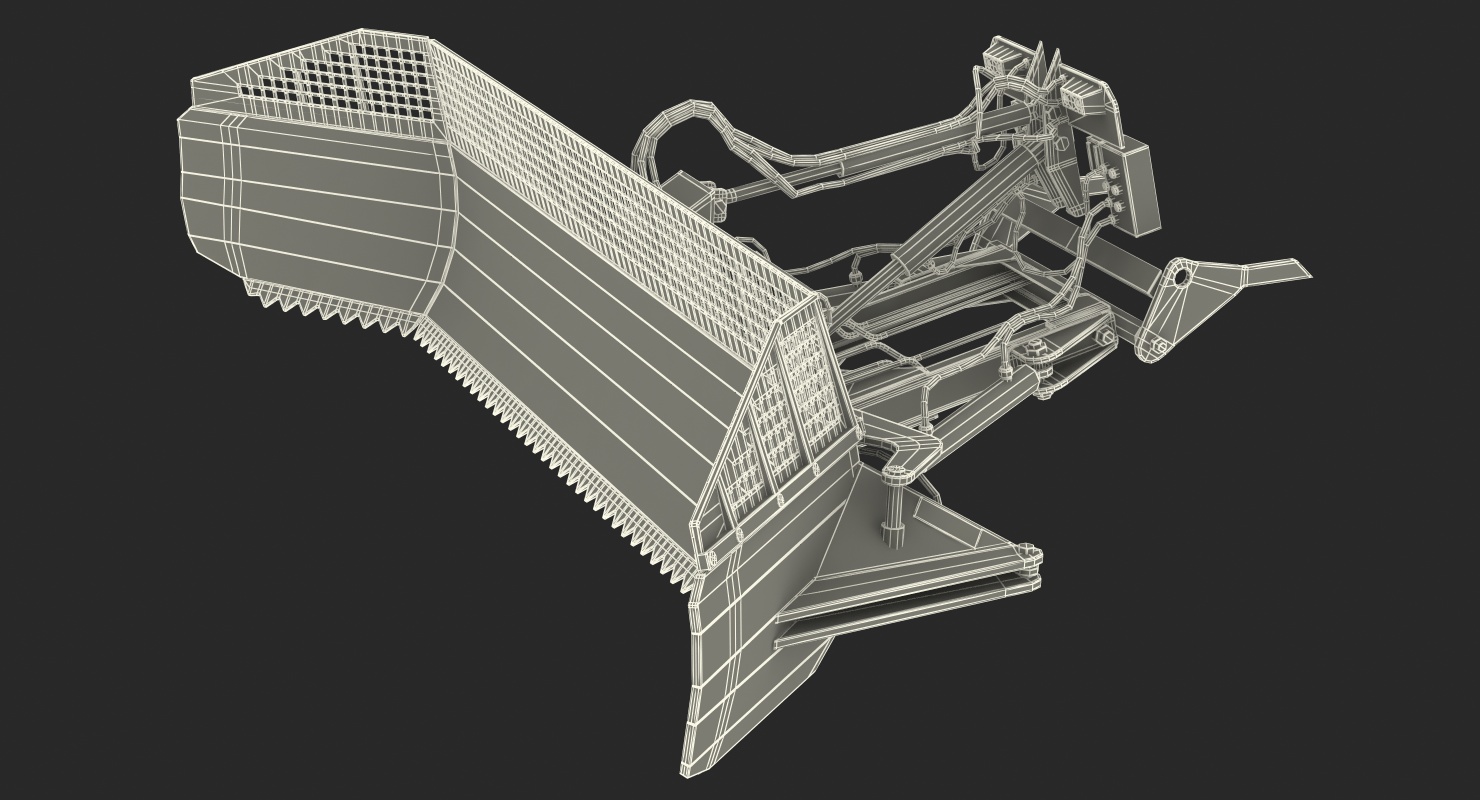 3D model Snowplow Rigged