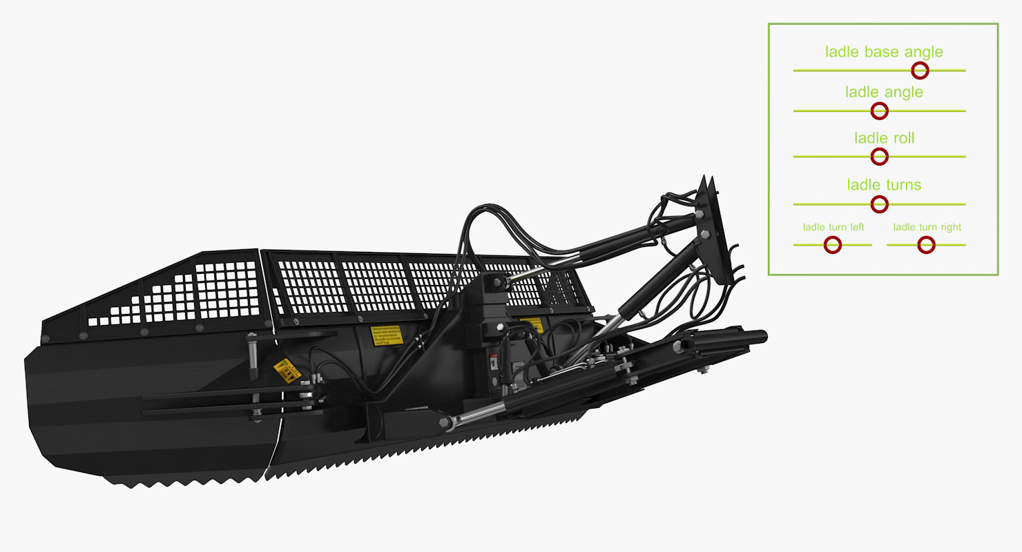 3D model Snowplow Rigged