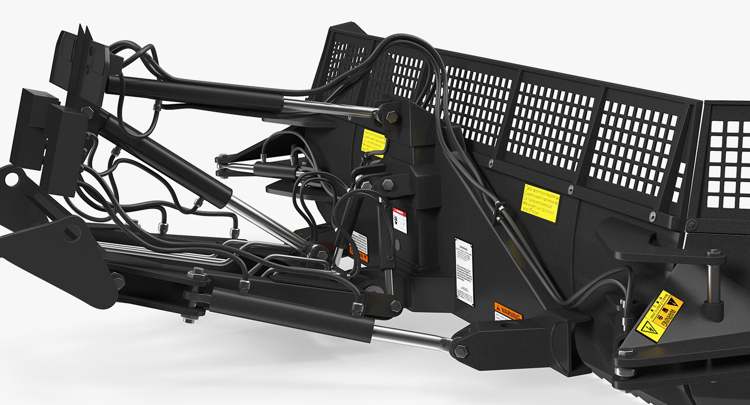 3D model Snowplow Rigged