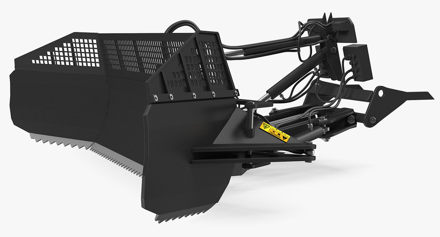 3D model Snowplow Rigged