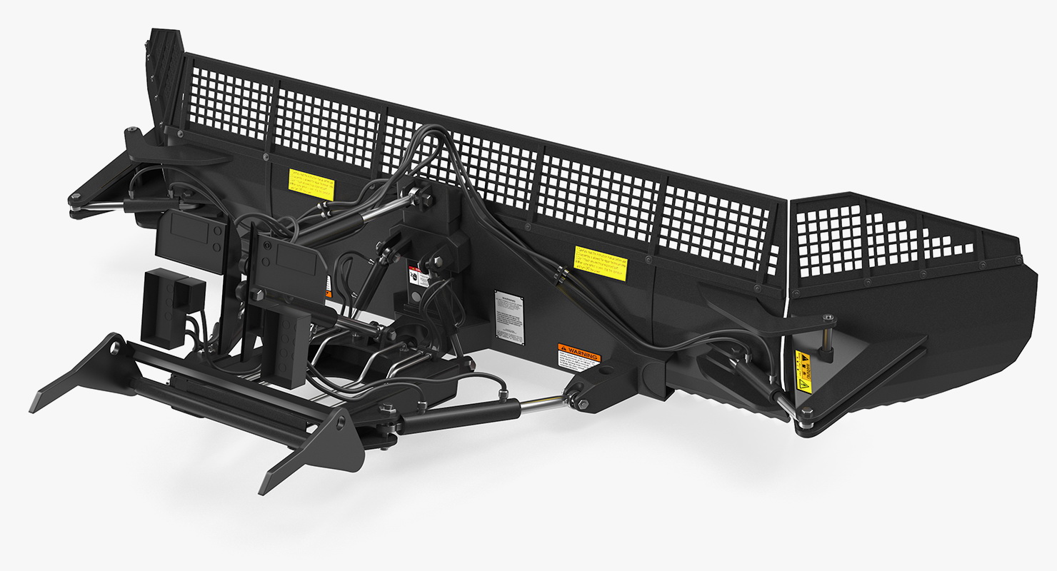 3D model Snowplow Rigged