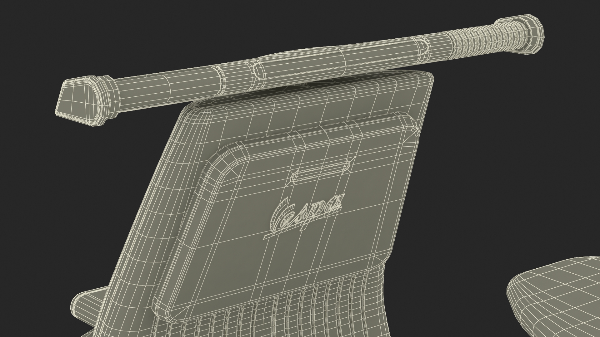 3D model Futuristic Black Electric Scooter Lights On Rigged