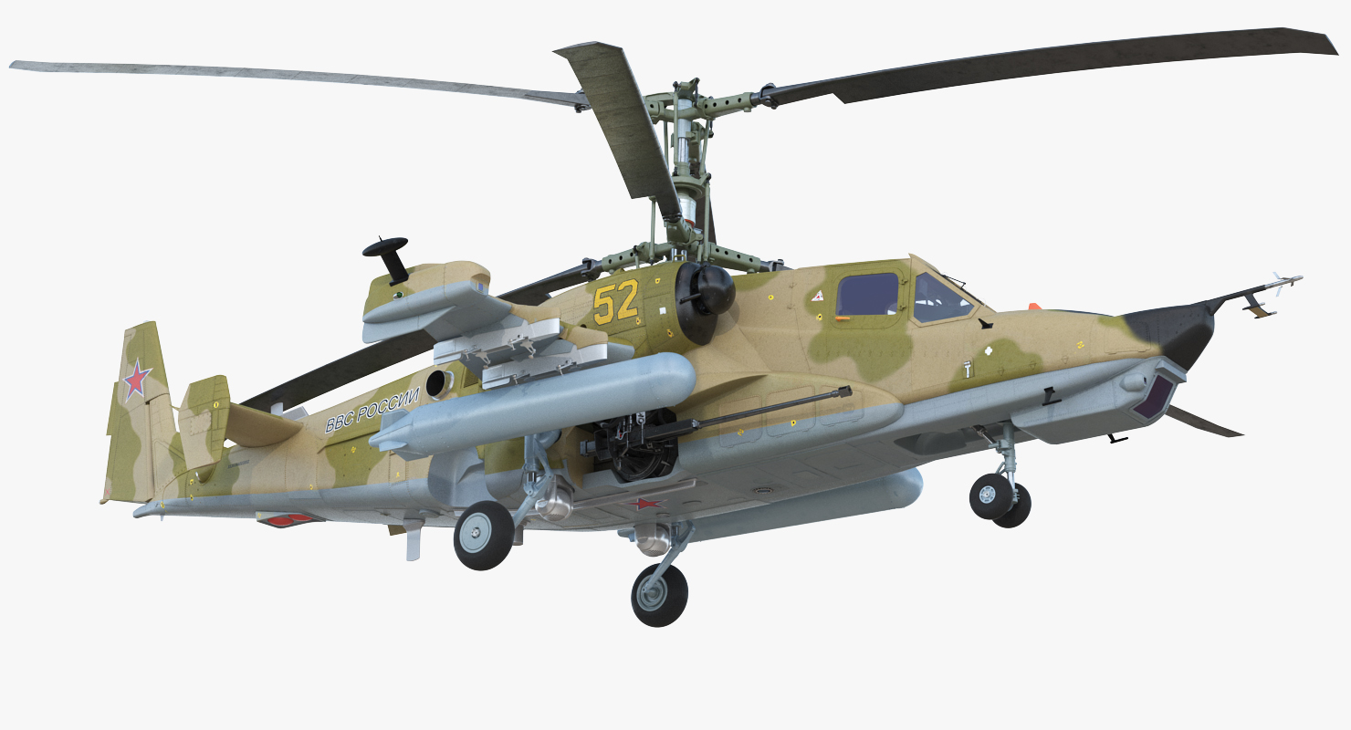 3D Attack Helicopter Kamov KA 50 Black Shark