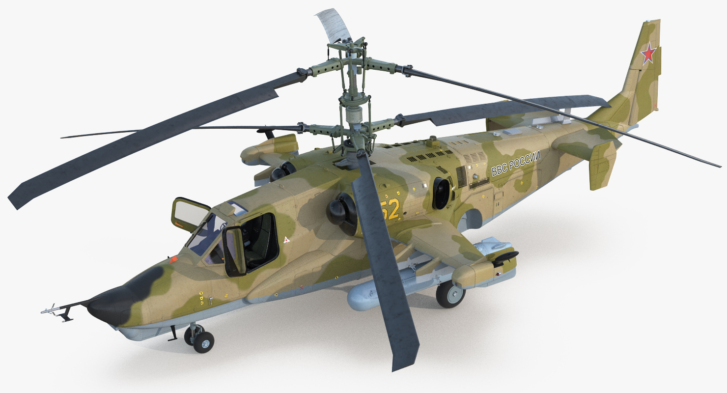 3D Attack Helicopter Kamov KA 50 Black Shark