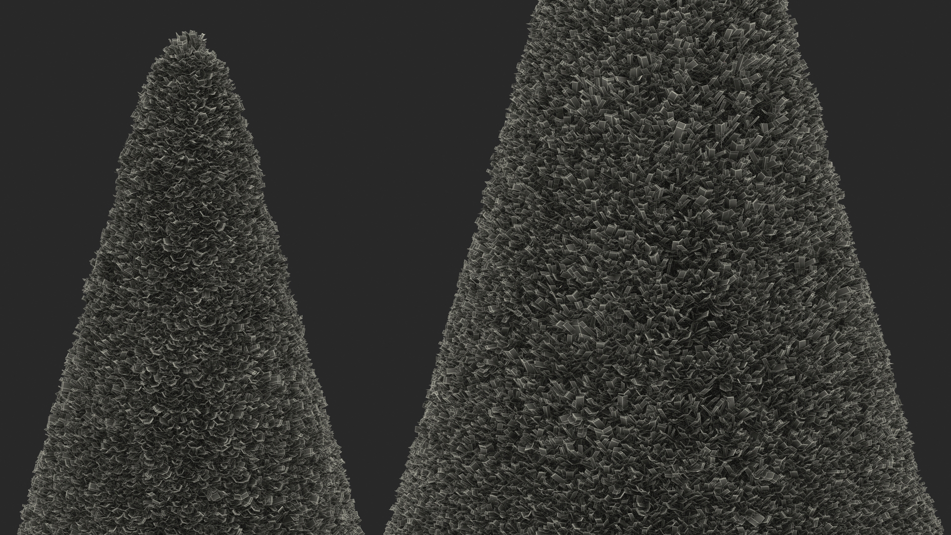 3D Pyramidal Green Mountain Boxwood Shrub model