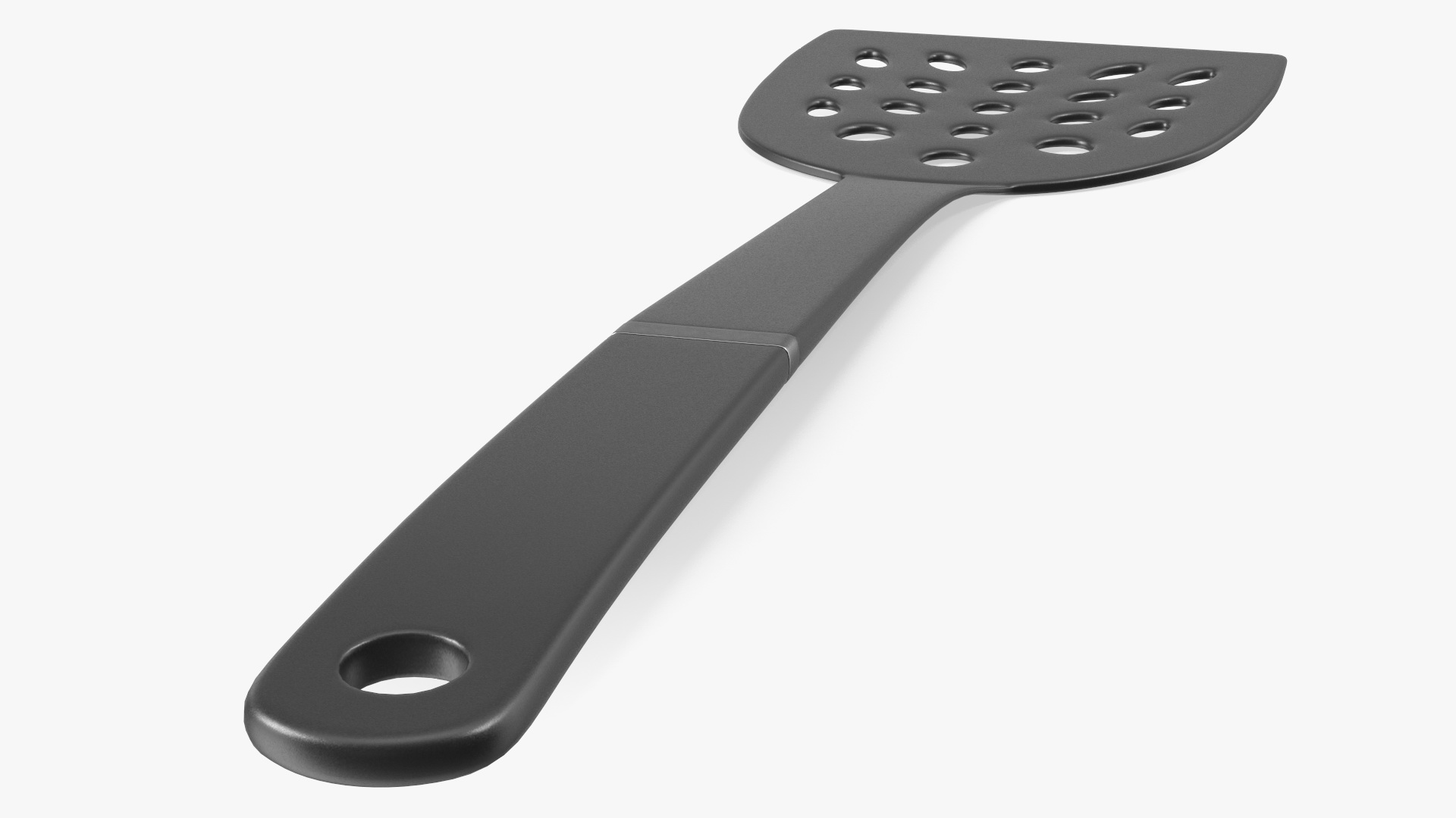 Nylon Black Frying Spoon 3D model