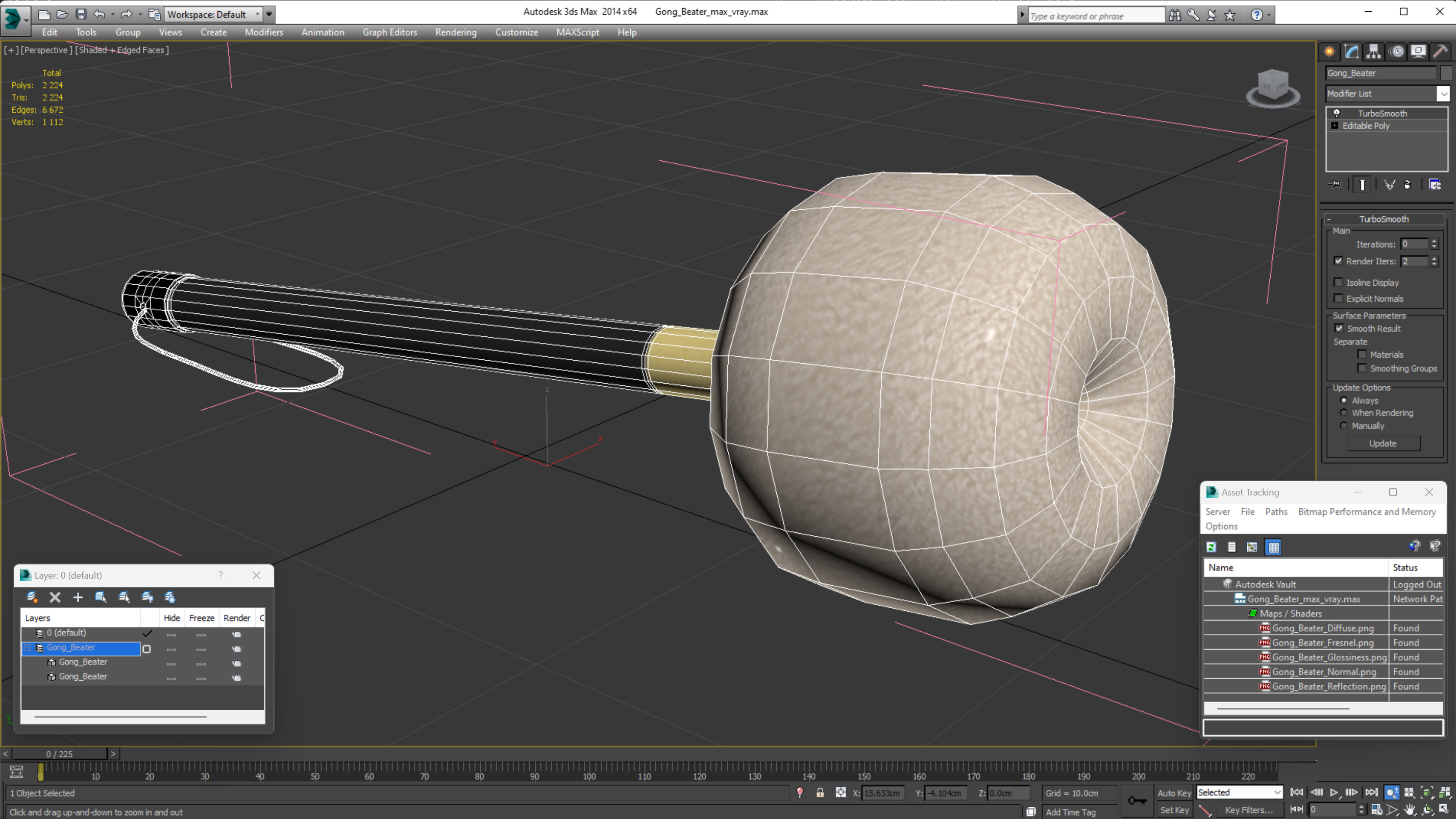 3D Gong Beater