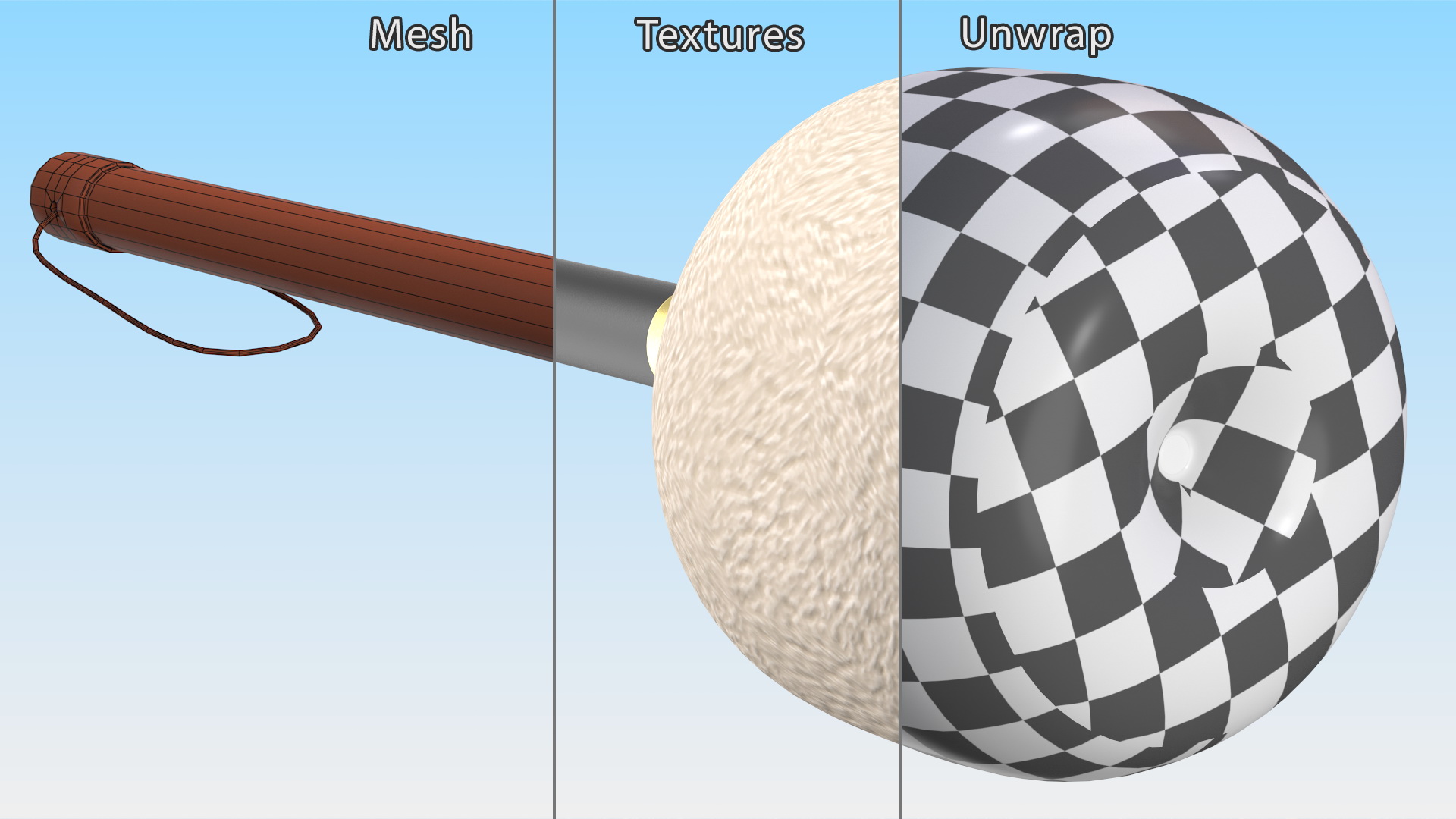 3D Gong Beater