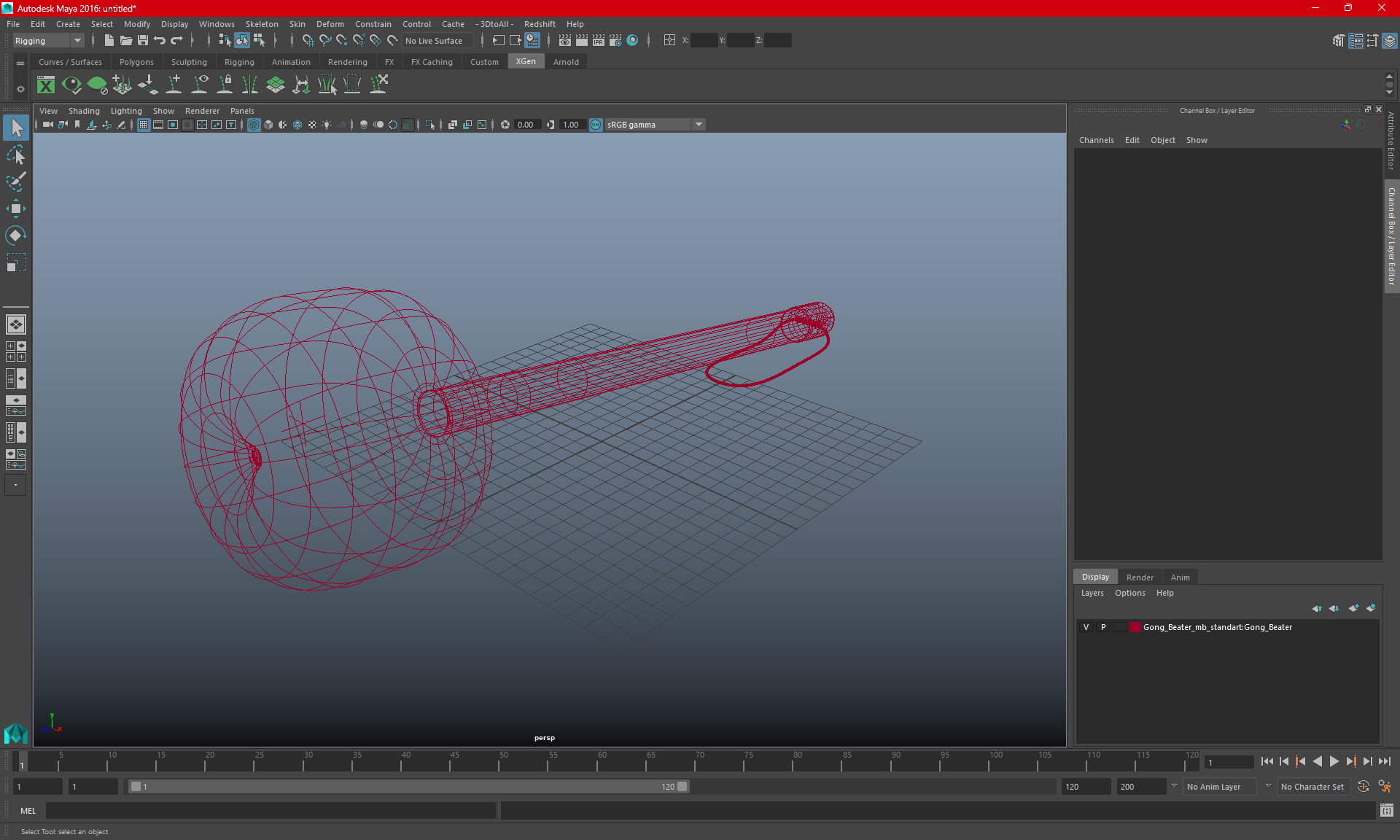 3D Gong Beater