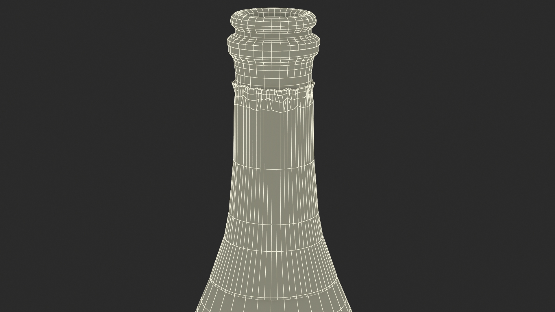 Opened Freixenet Prosecco Sparkling Wine Bottle 3D