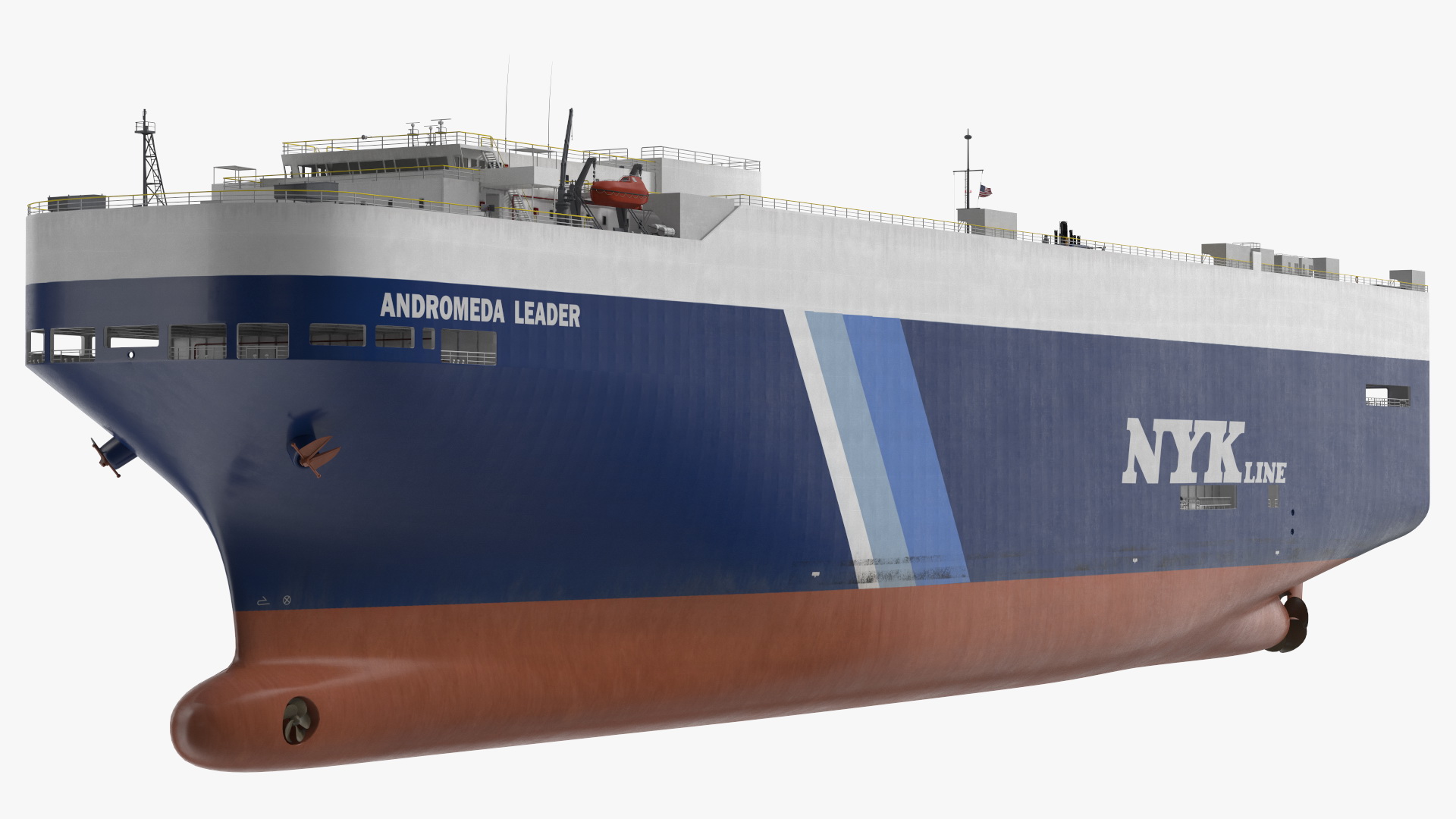 3D model Andromeda Leader Car Carrier Rigged