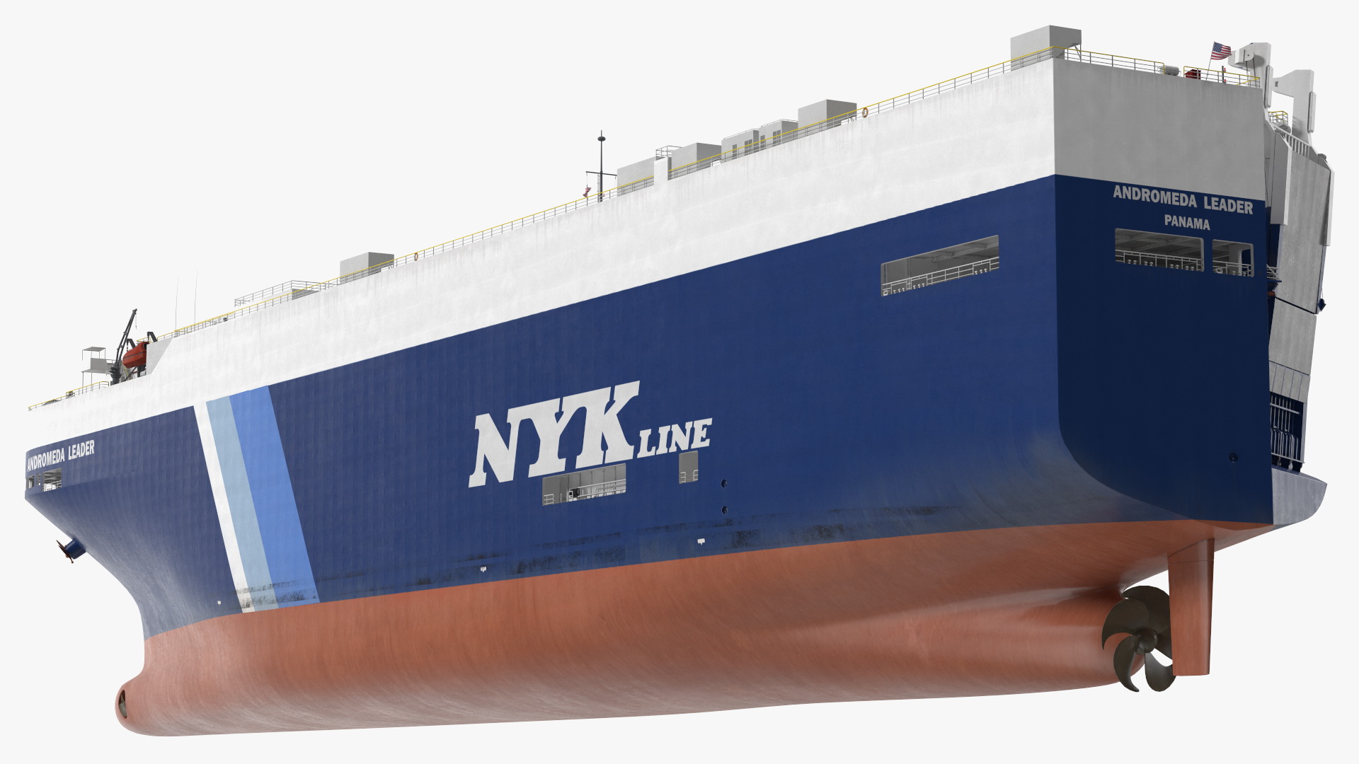 3D model Andromeda Leader Car Carrier Rigged