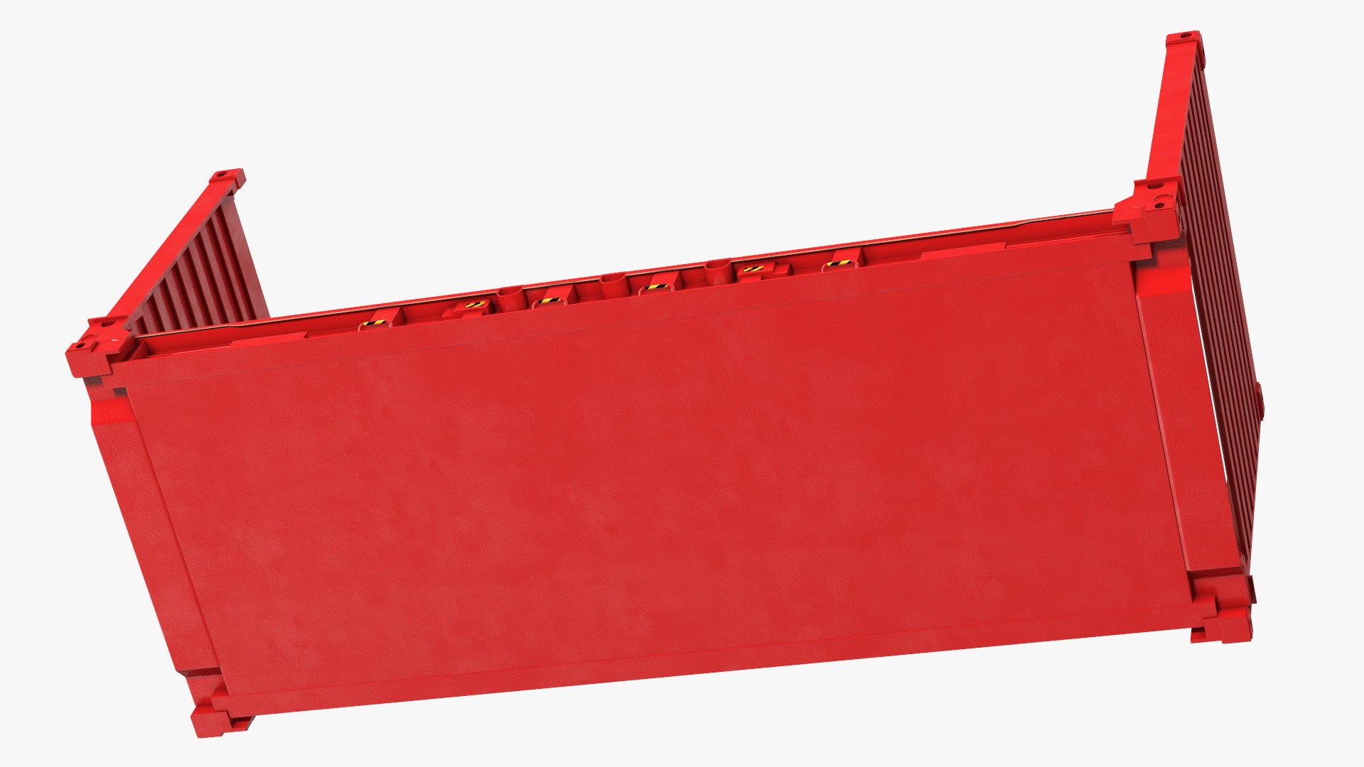 3D Rectangular Flat Rack Collapsible model
