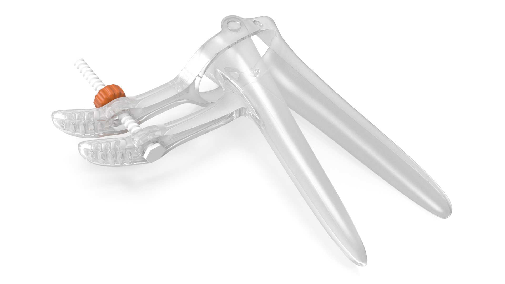 3D model Plastic Vaginal Speculum Brown