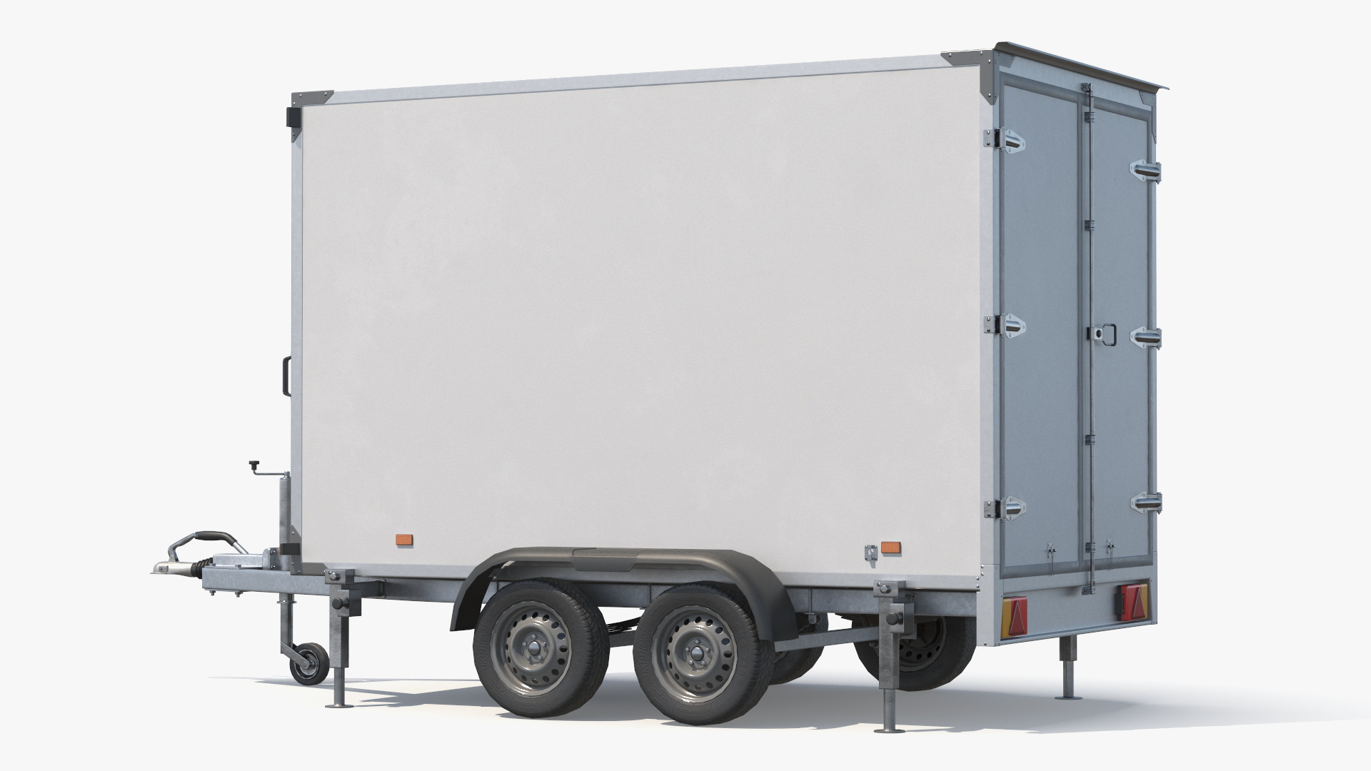 Enclosed Cargo Trailer Dual Axle Game Ready - view 3