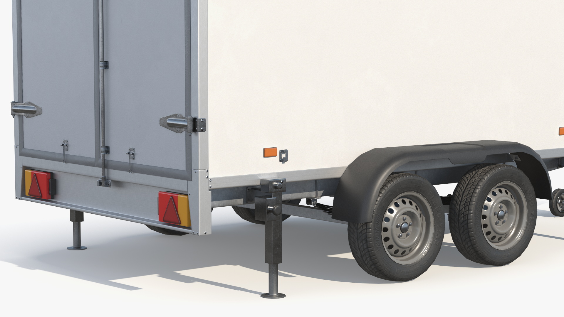 Enclosed Cargo Trailer Dual Axle Game Ready - view 6