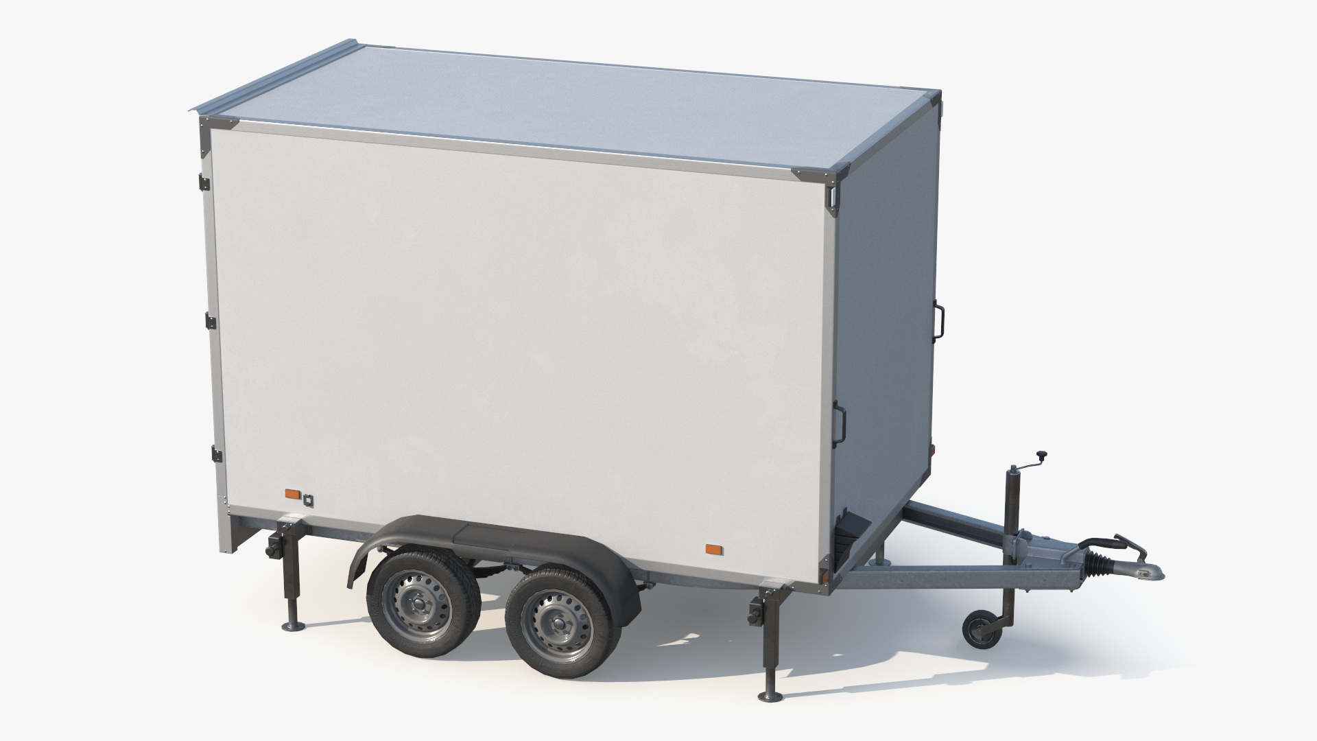 Enclosed Cargo Trailer Dual Axle Game Ready - view 4