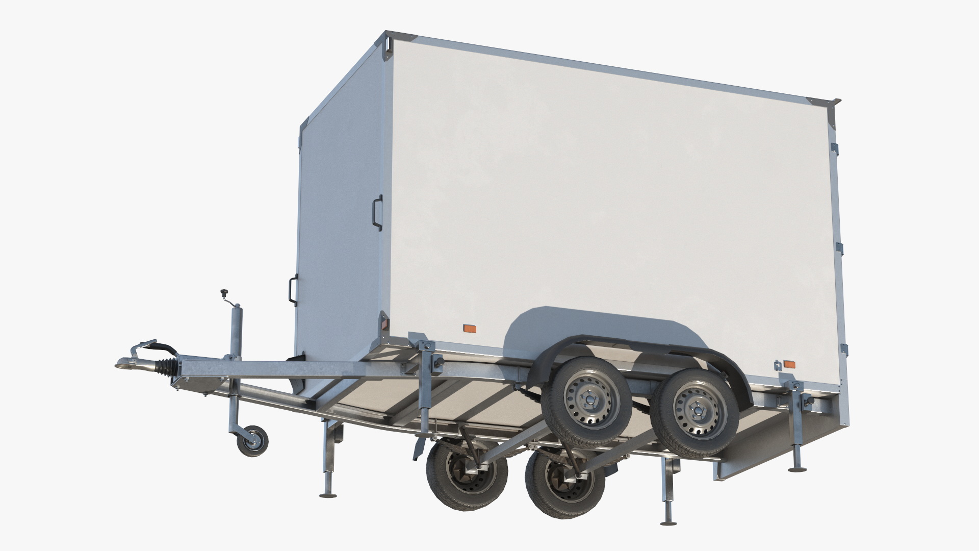 Enclosed Cargo Trailer Dual Axle Game Ready - view 5