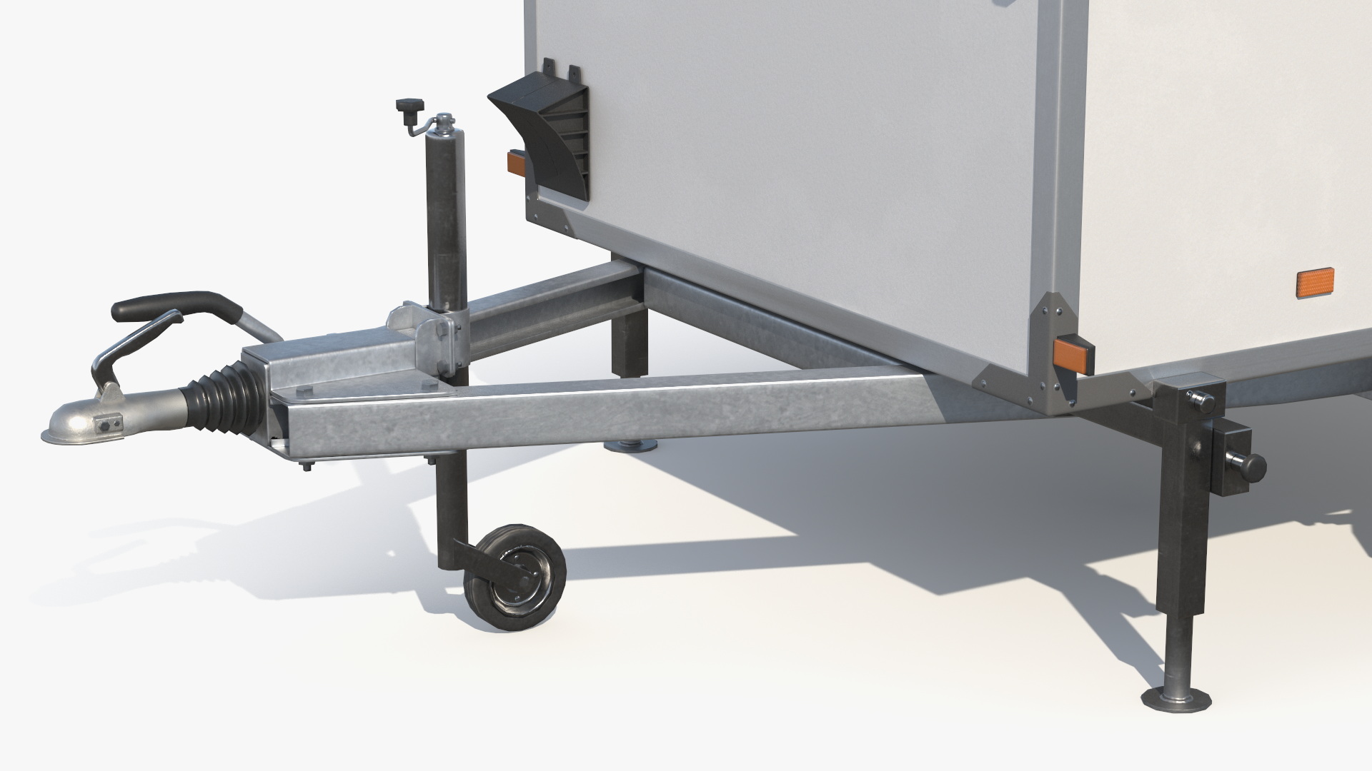 Enclosed Cargo Trailer Dual Axle Game Ready - view 7
