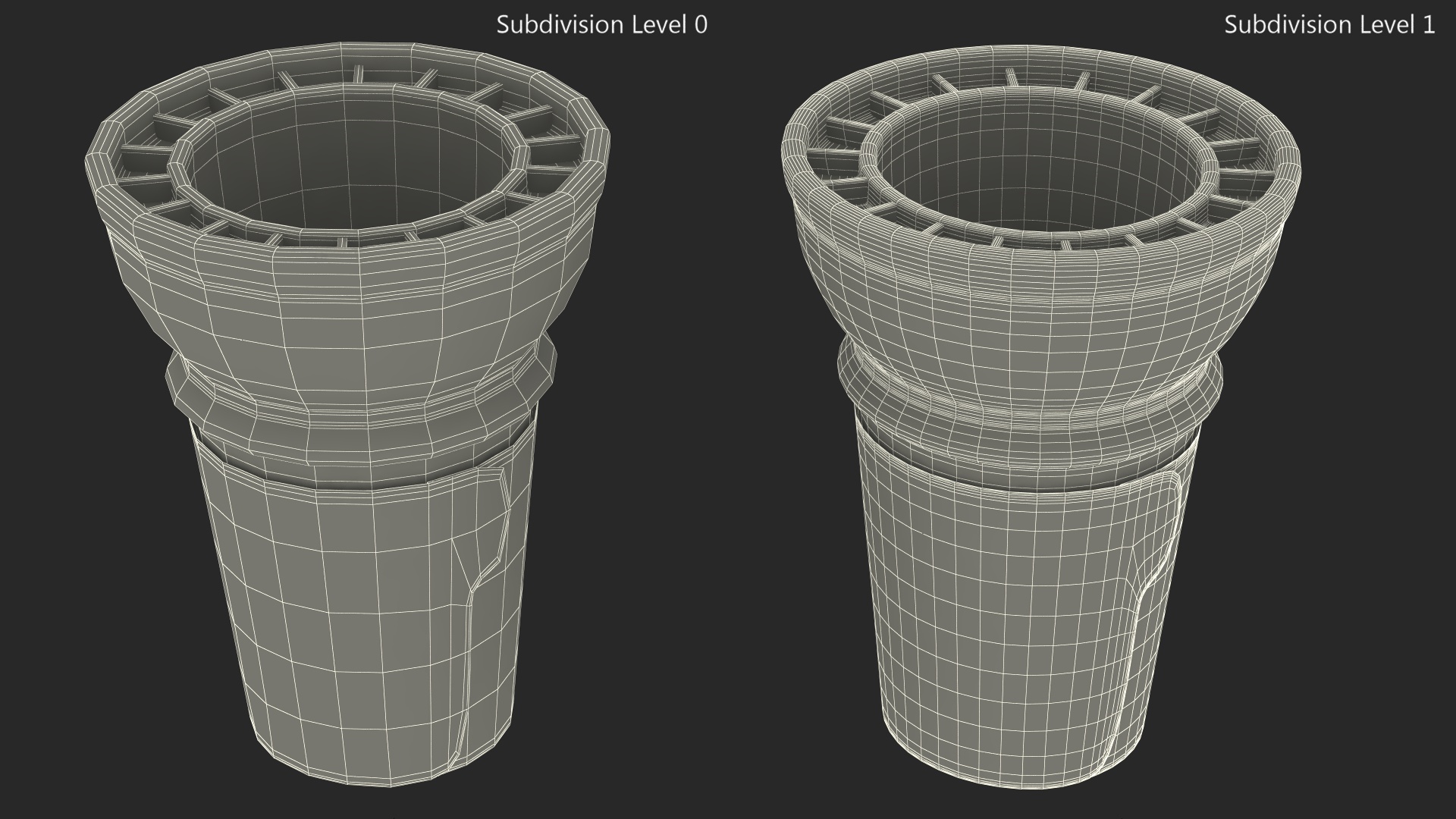 3D JOY 30 Flat Bottom Cake Cone model