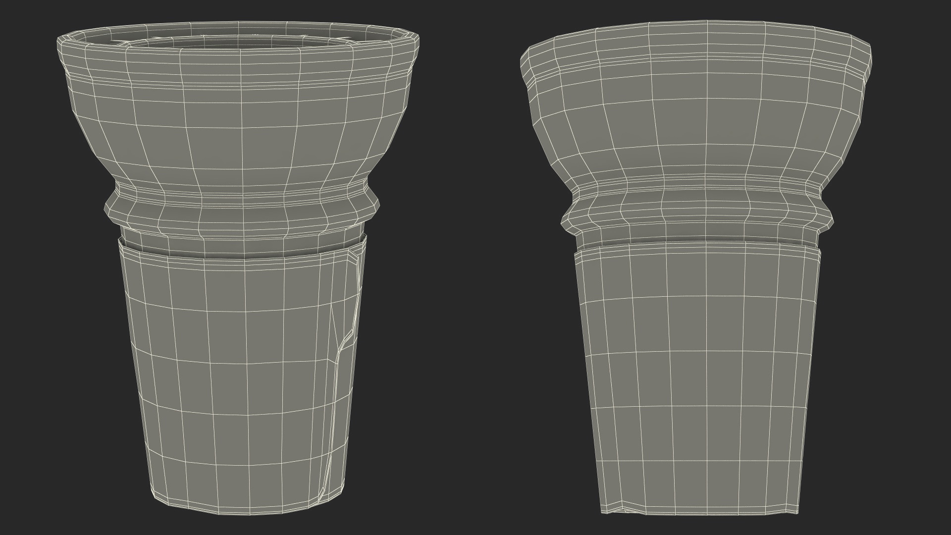 3D JOY 30 Flat Bottom Cake Cone model