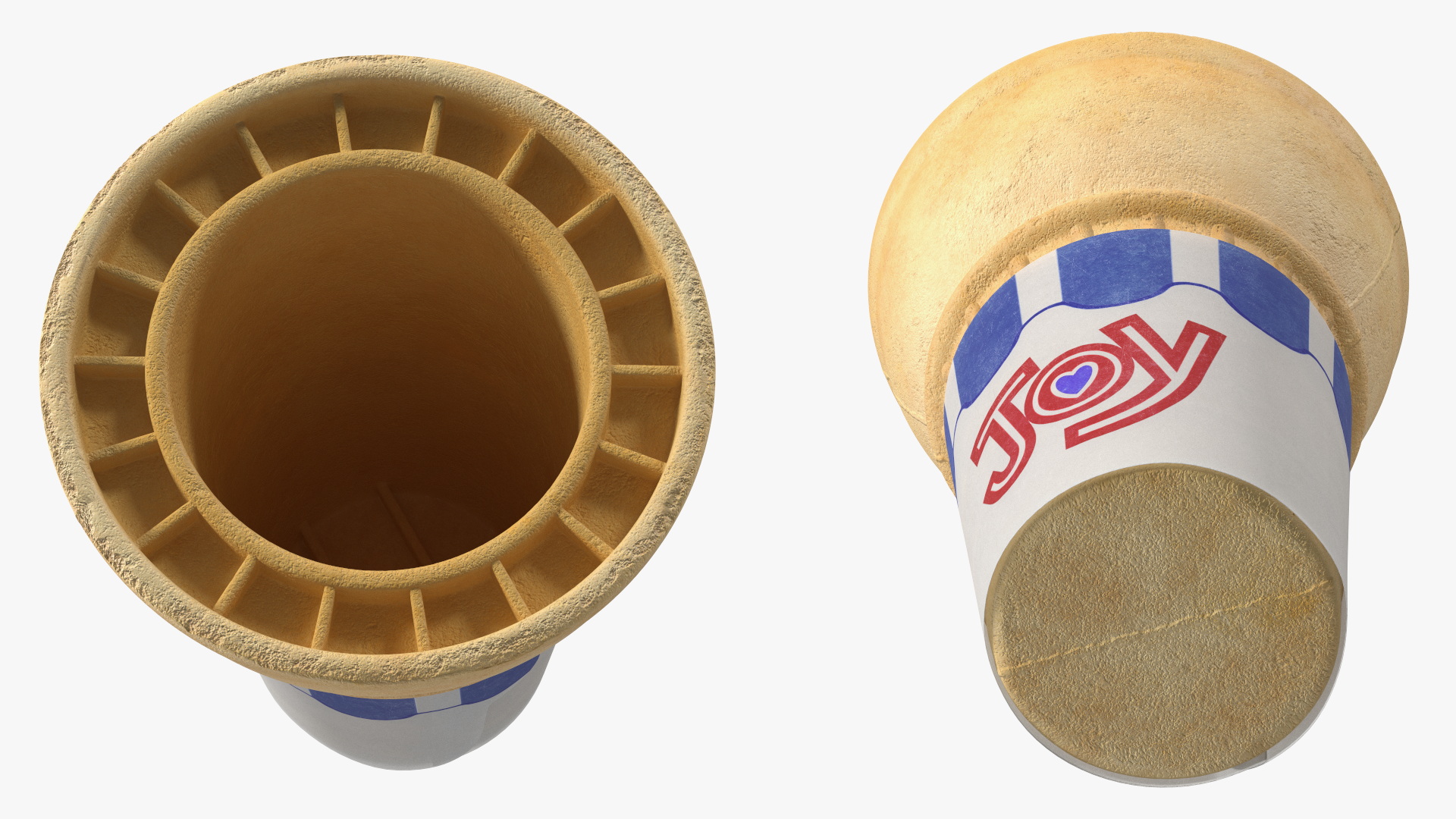 3D JOY 30 Flat Bottom Cake Cone model