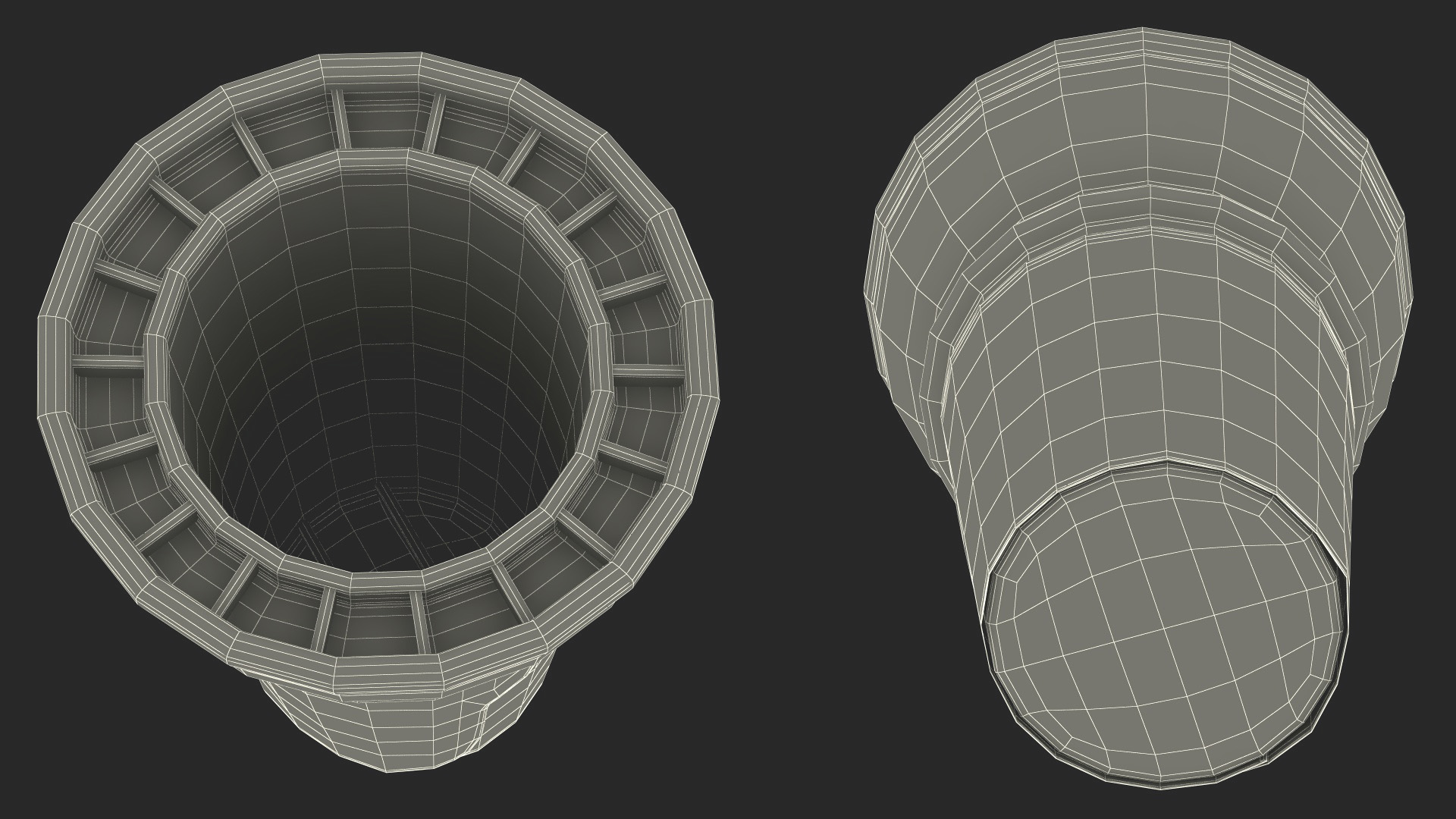 3D JOY 30 Flat Bottom Cake Cone model